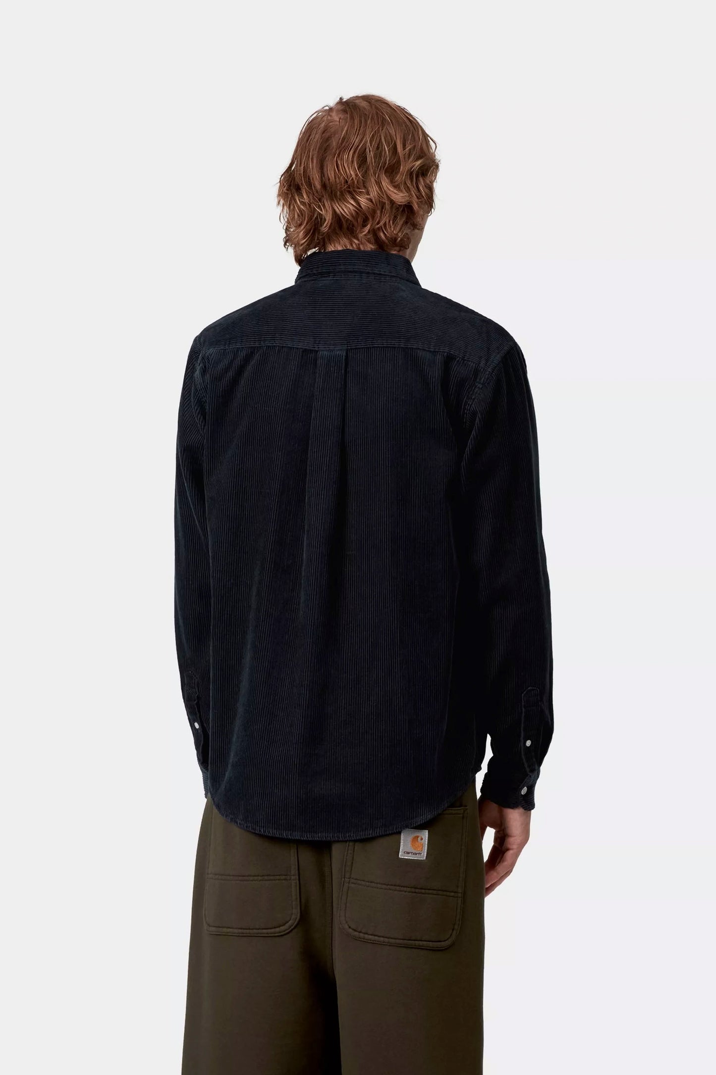 Pukas Surf Shop Carhartt WIP L/S Madison Cord Shirt Dark Navy corduroy relaxed fit