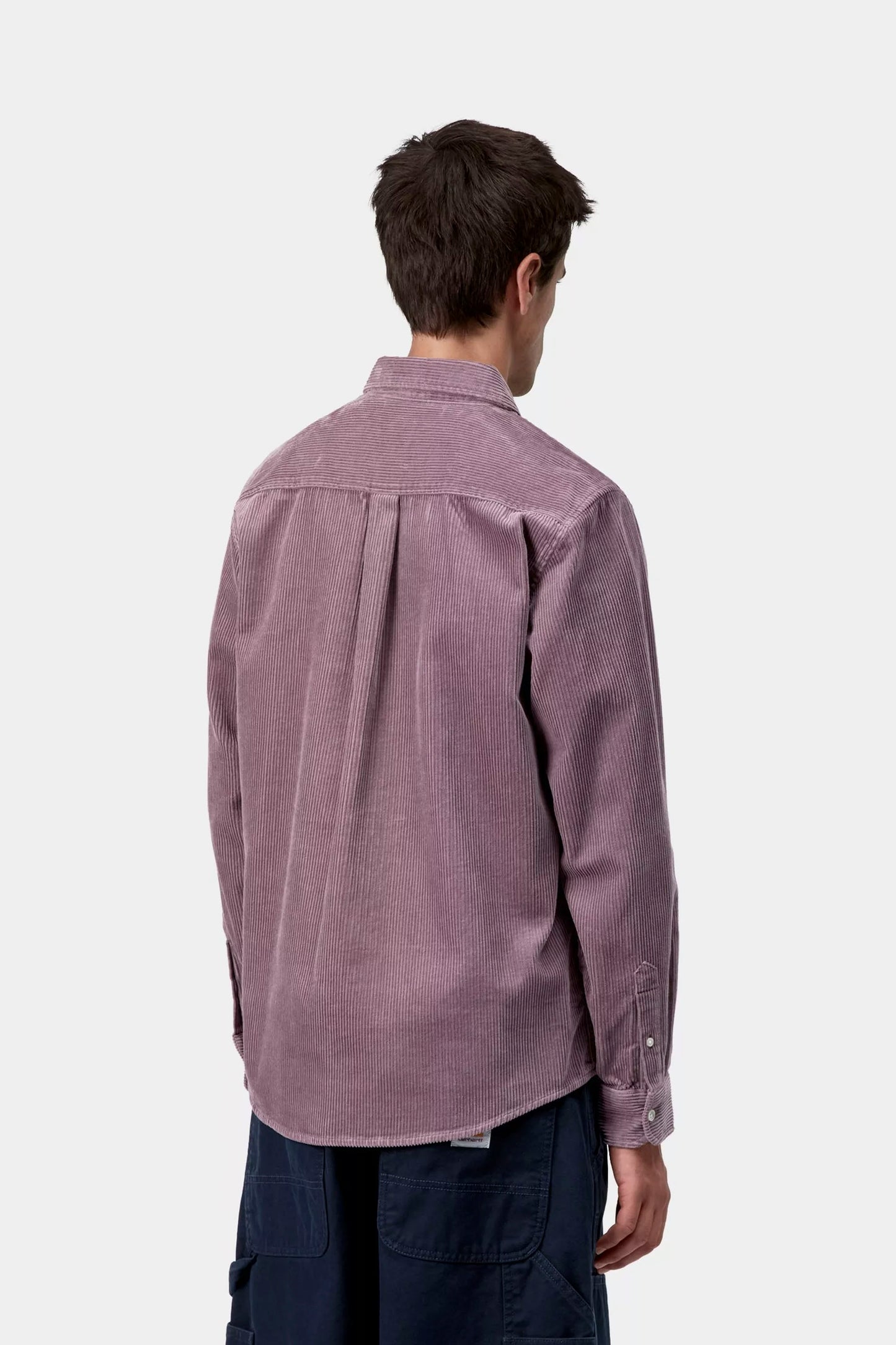 Pukas Surf Shop Carhartt WIP L/S Madison Cord Shirt Phlox corduroy vibrant colour