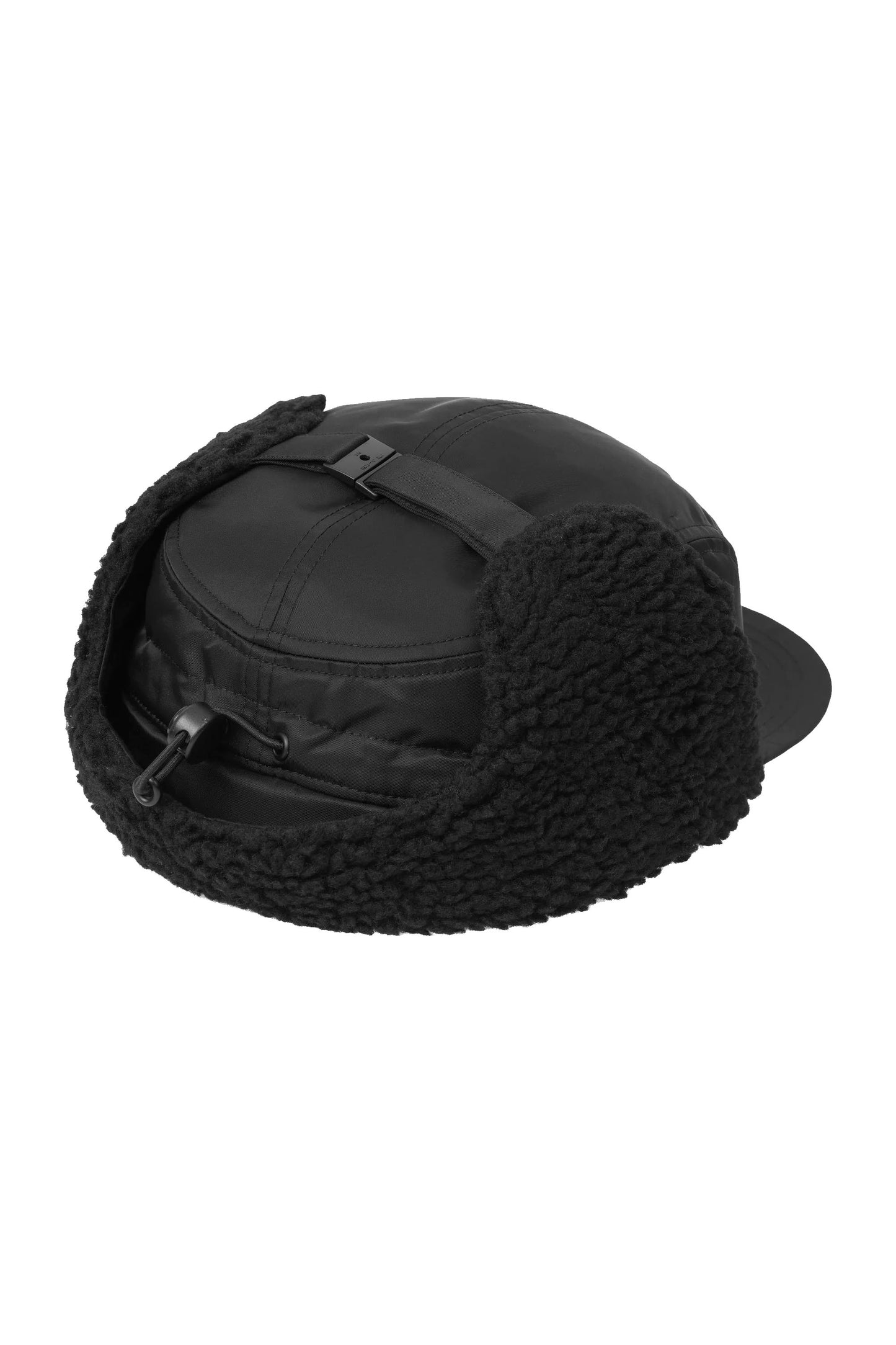 Pukas Surf Shop Carhartt WIP Oltera Ear Guard Cap black nylon earflap adjustable streetwear