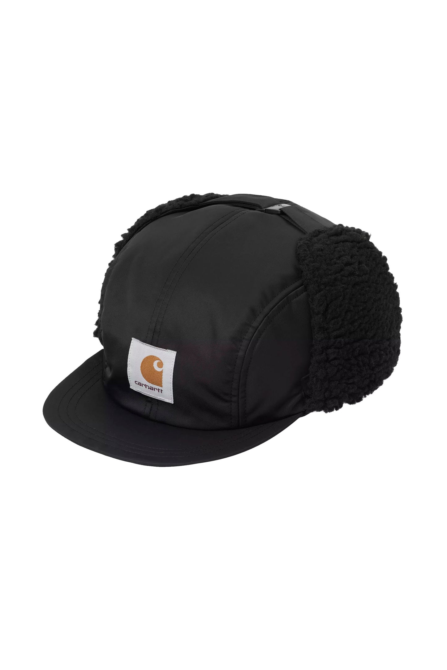 Pukas Surf Shop Carhartt WIP Oltera Ear Guard Cap black nylon earflap adjustable streetwear