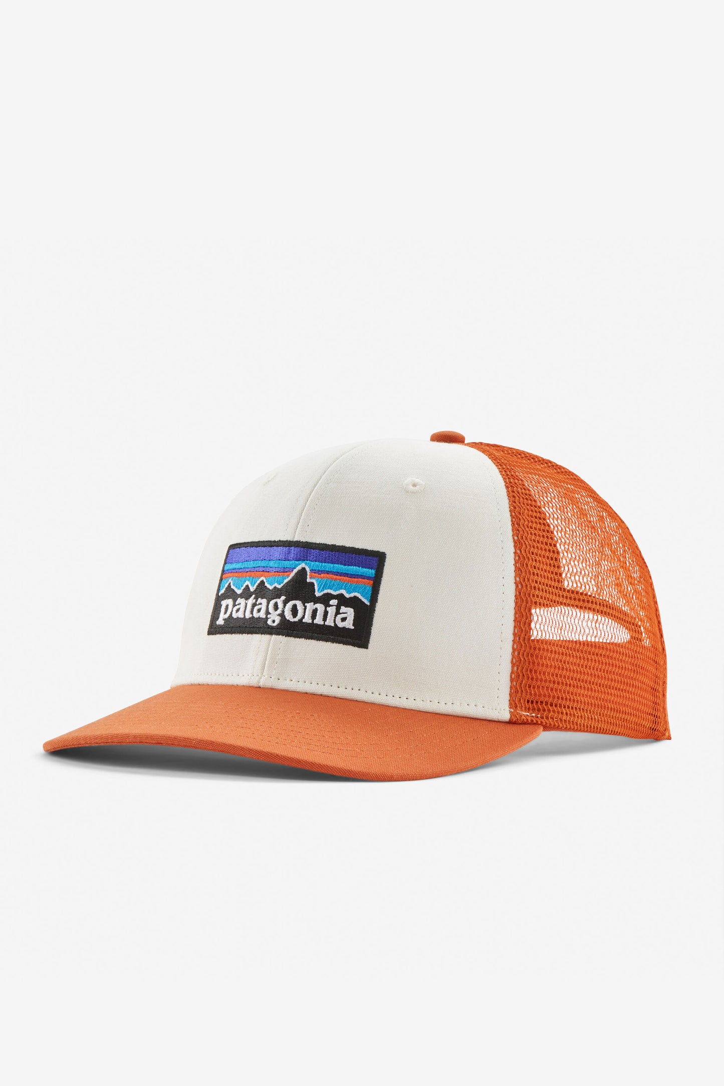 Pukas-Surf-Shop-Cap-Man-Patagonia-P-6-Truker-White