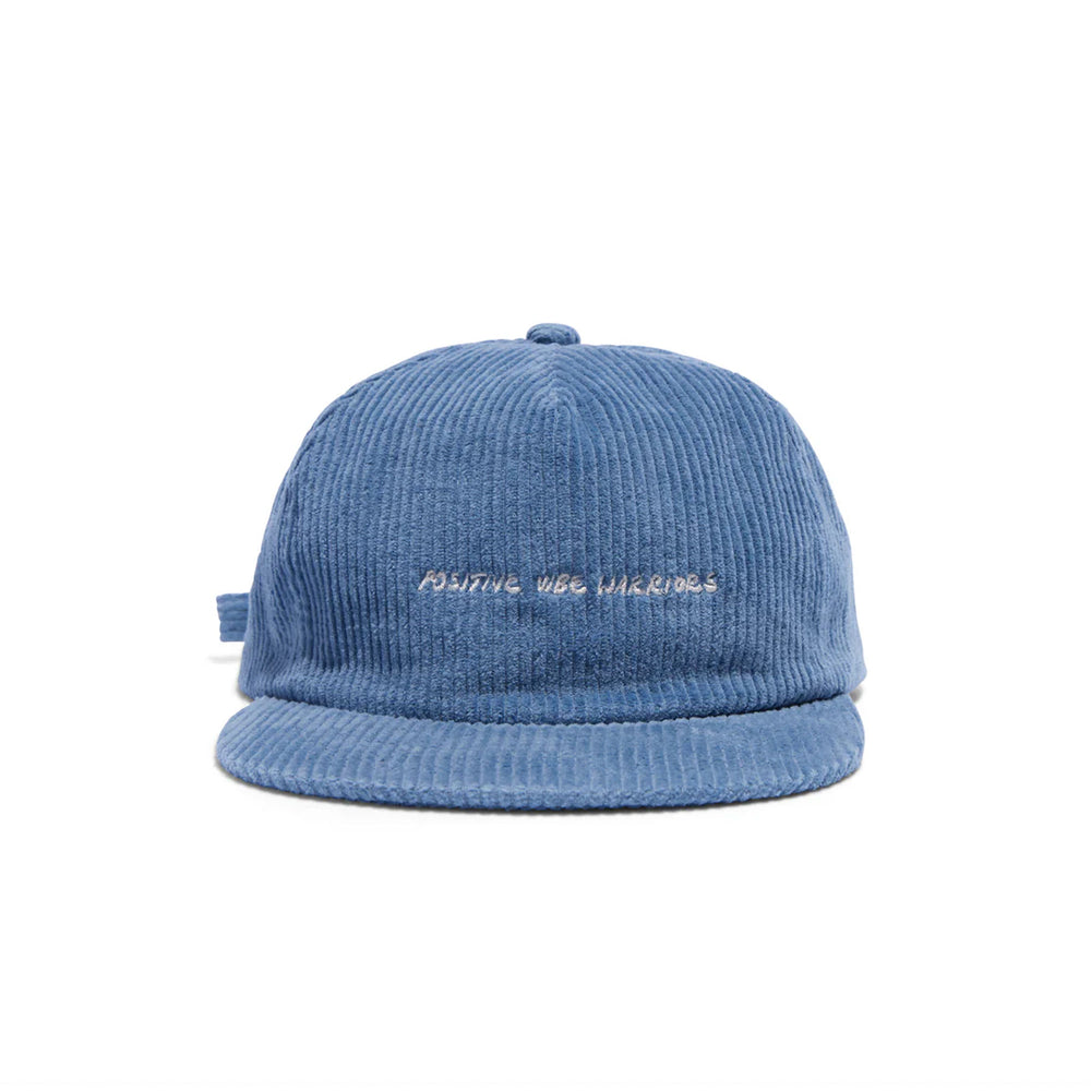 Pukas Surf Shop Cap Positive Vibe Warriors Pvw Corduroy Blue