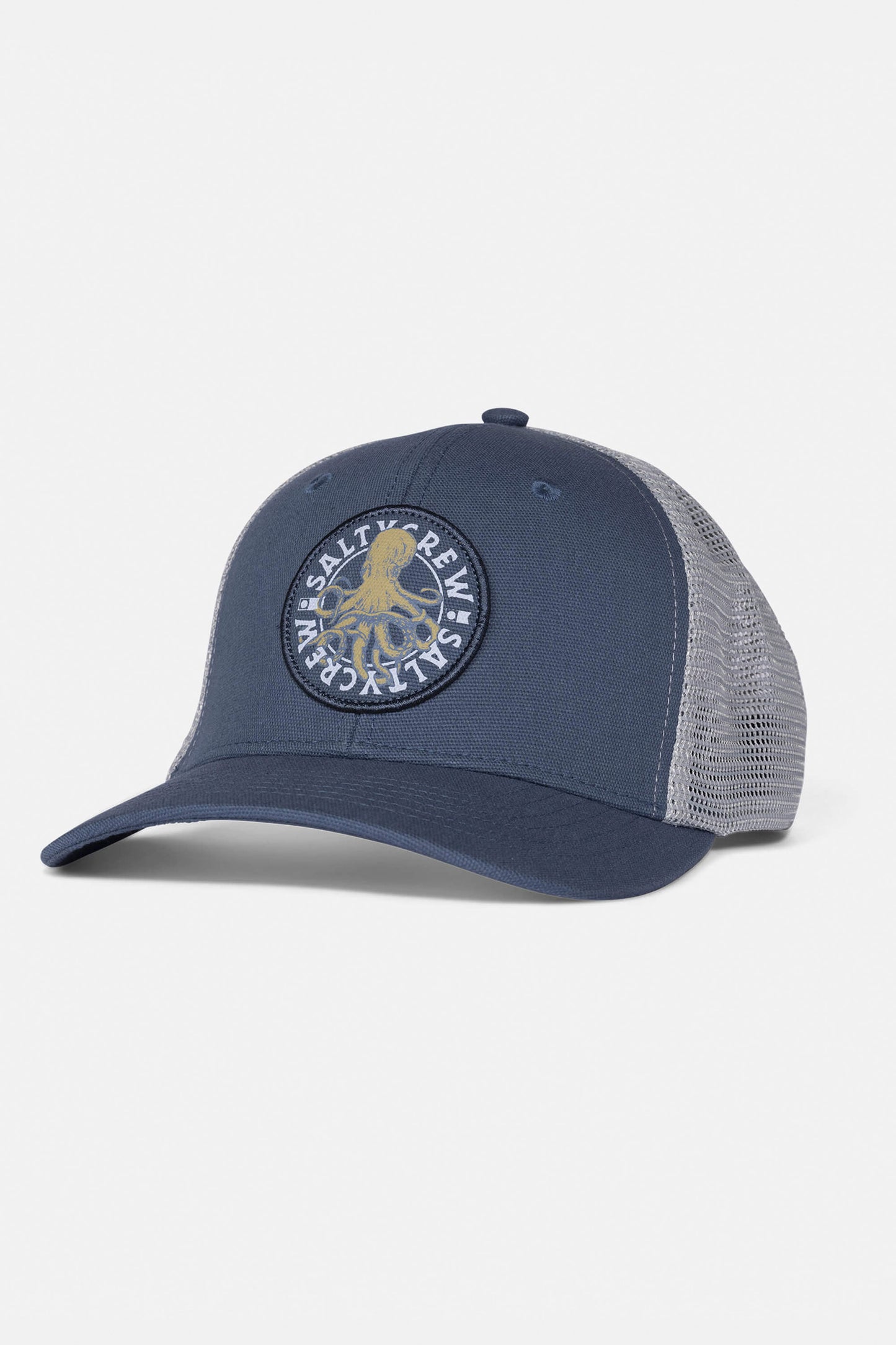 Pukas Surf Shop Cap Salty Crew Tentacles Retro Trucker Slate
