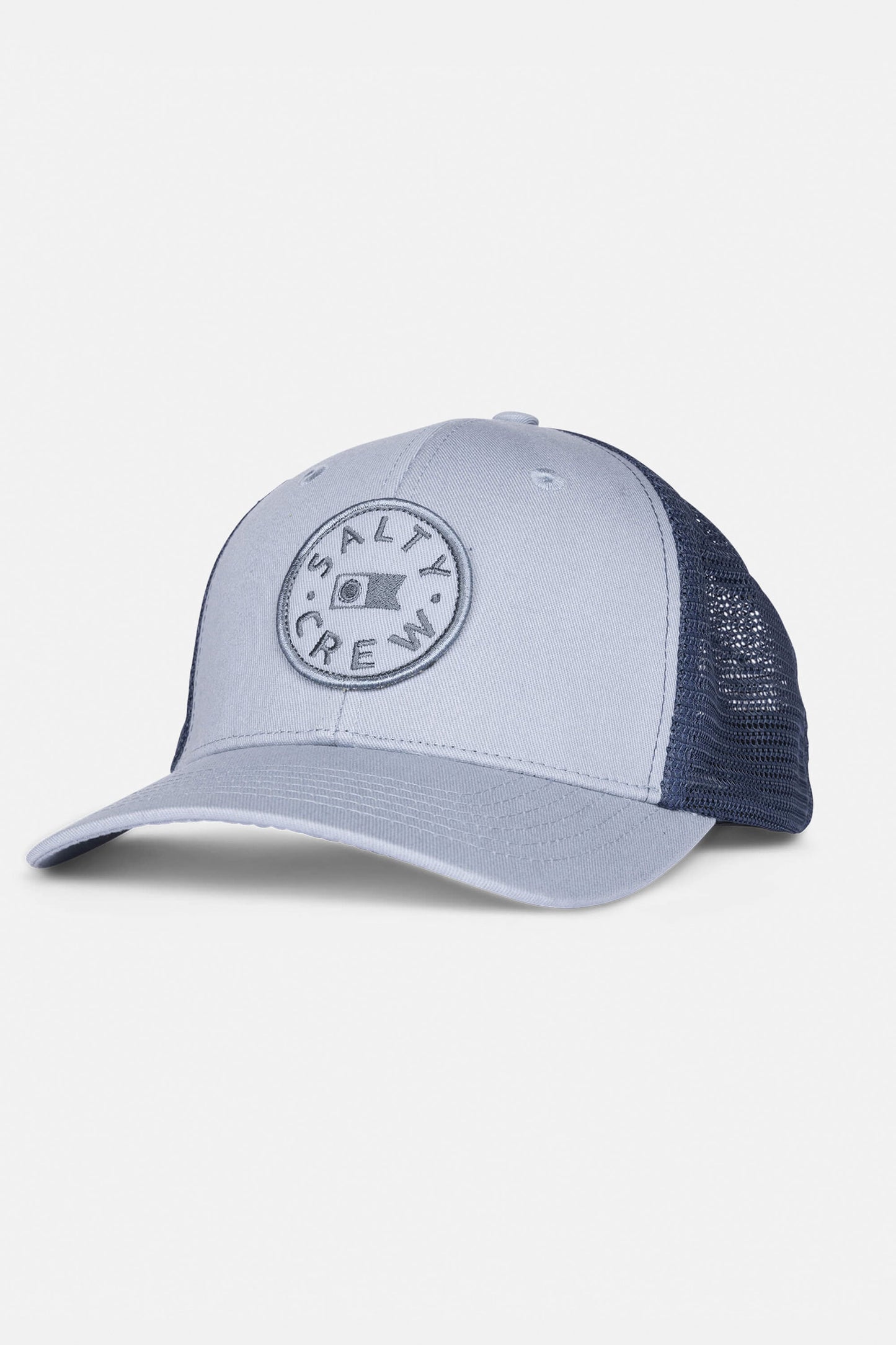 Pukas Surf Shop Cap Salty Crew Watermark Retro Trucker Blue Fog