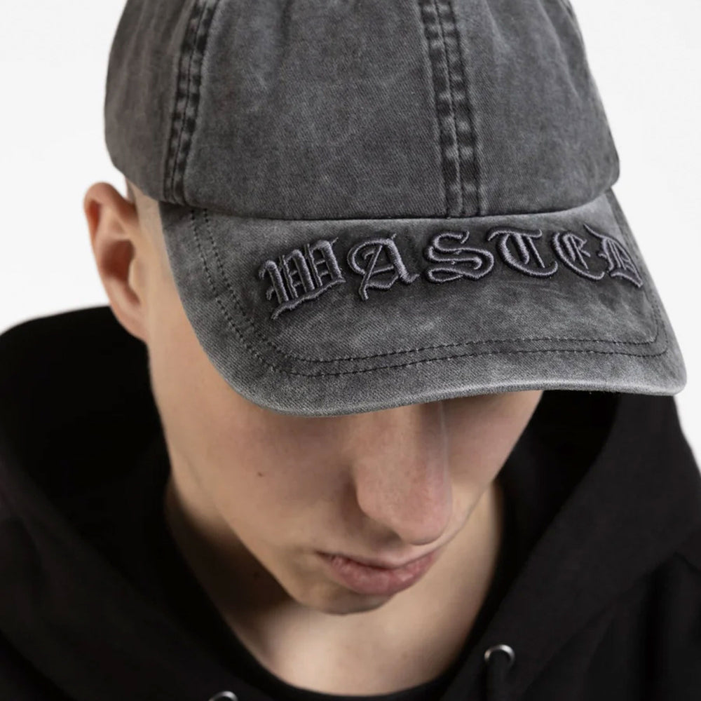 Pukas-Surf-Shop-Cap-Wasted-Paris-Kingdom-Destroy-Black