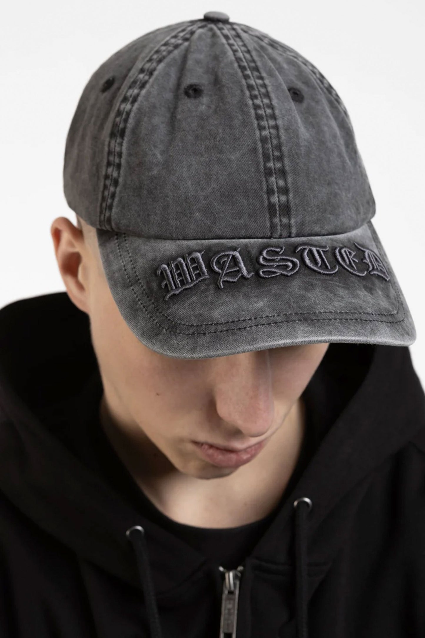 Pukas-Surf-Shop-Cap-Wasted-Paris-Kingdom-Destroy-Black