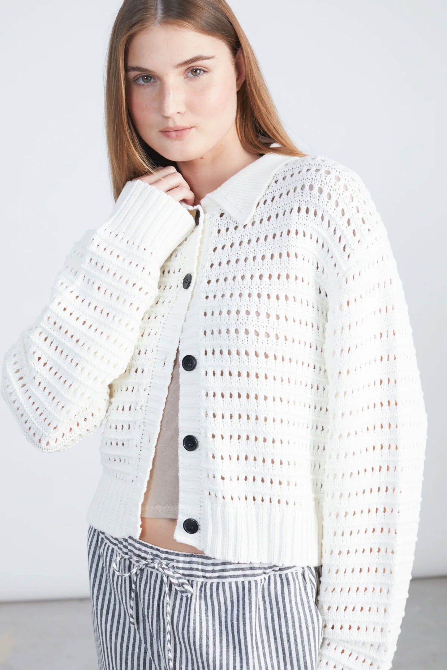 Pukas-Surf-Shop-Cardigan-Woman-24-Colours-White