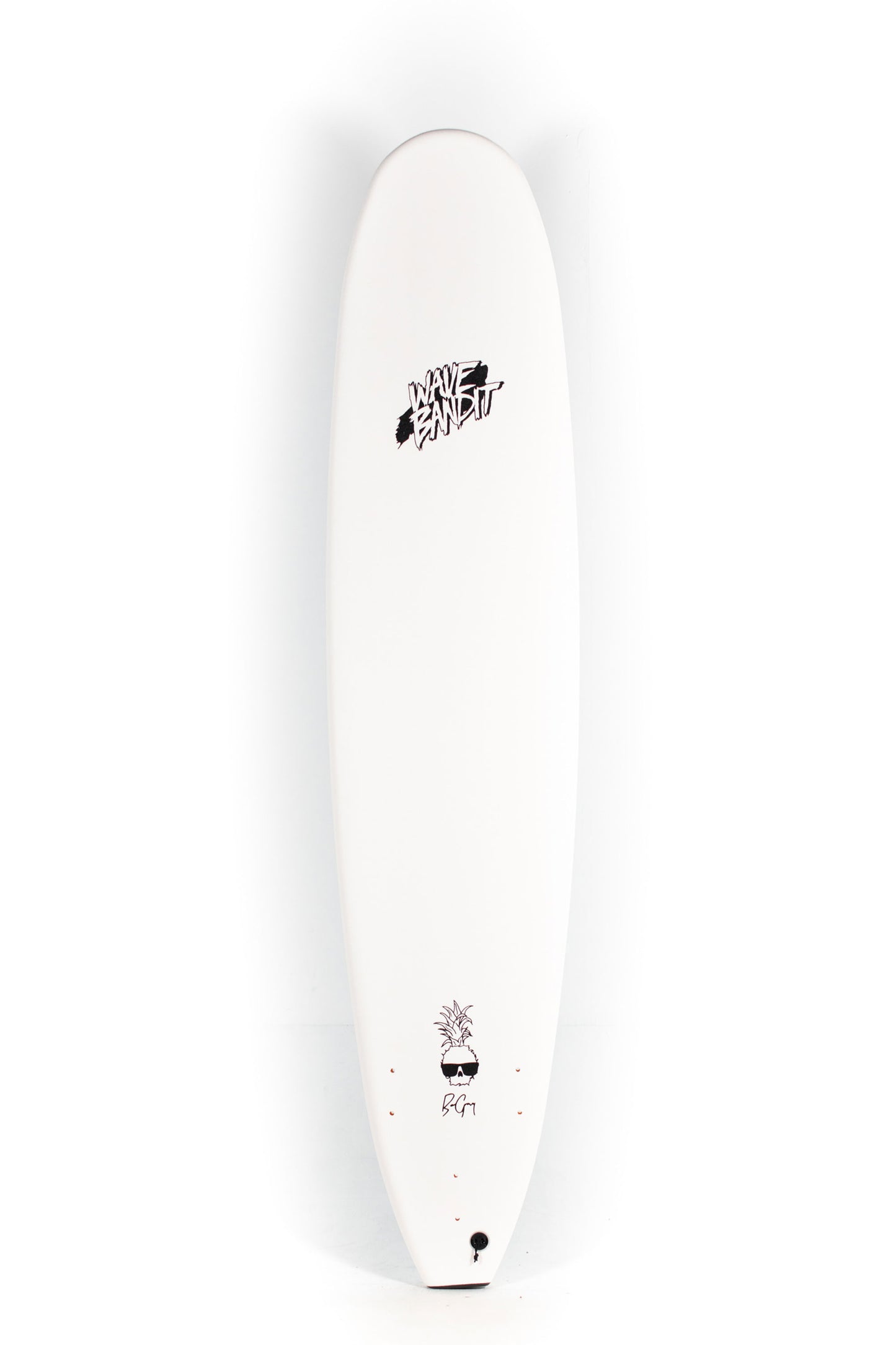 White and Blue Catch Surf Surfboard with Pineapple print size 9'0" at Pukas Surf Shop - 2