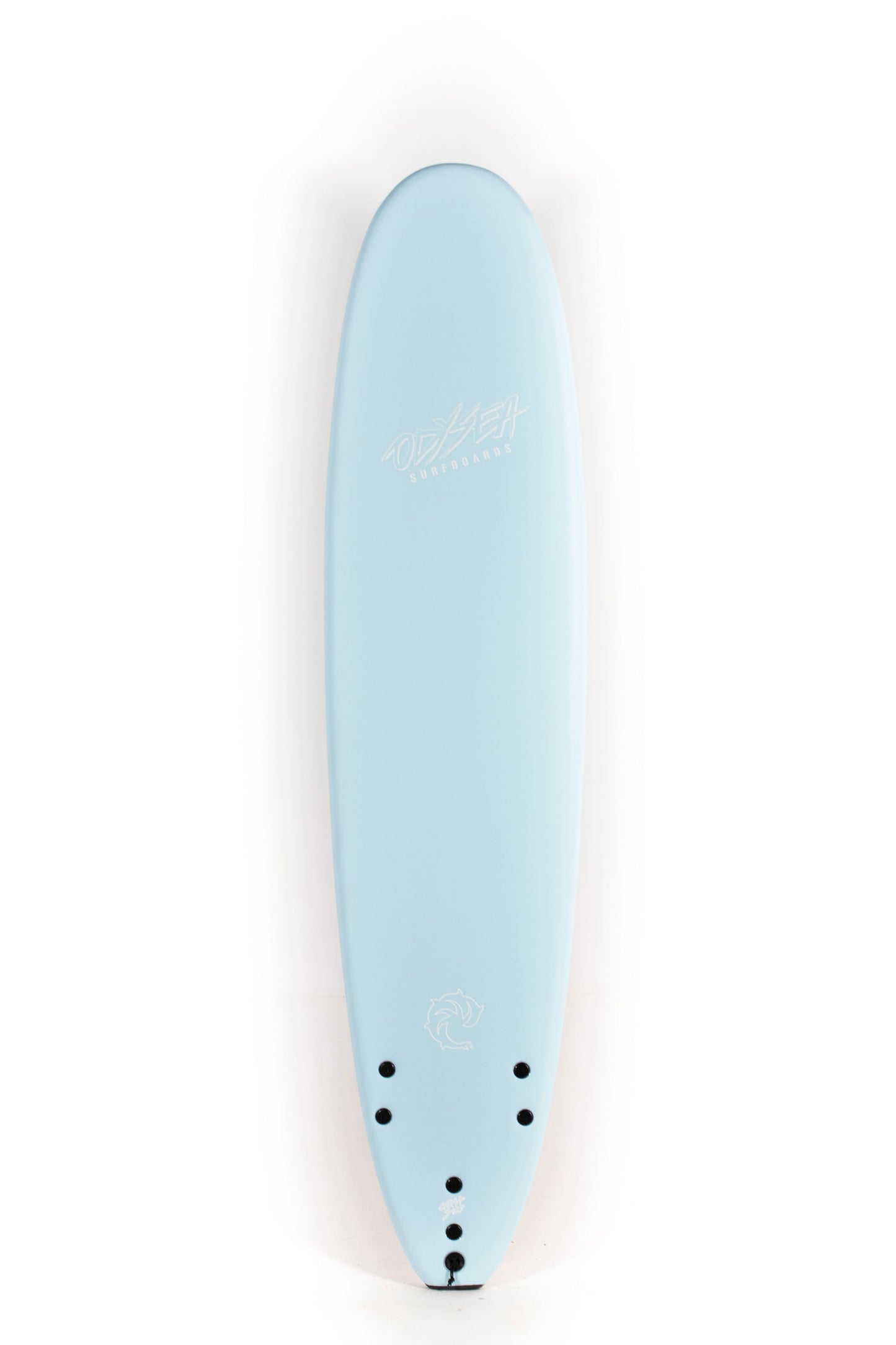 Checkered surfboard with pink bottom by Catch Surf model Odysea Log size 8'0" at Pukas Surf Shop - 2