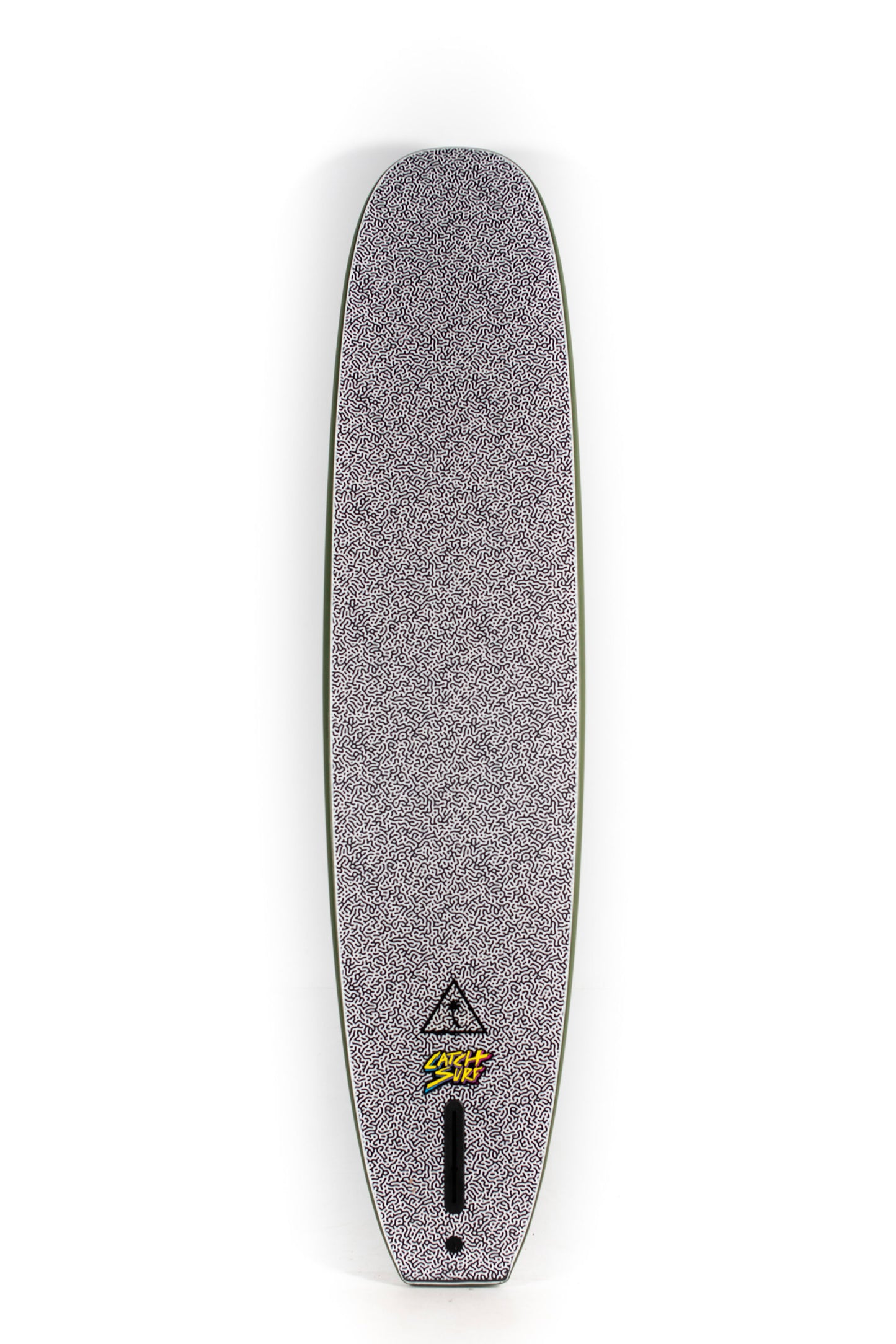 Gray textured Catch Surf Surfboard Single Fin size 8'6" at Pukas Surf Shop