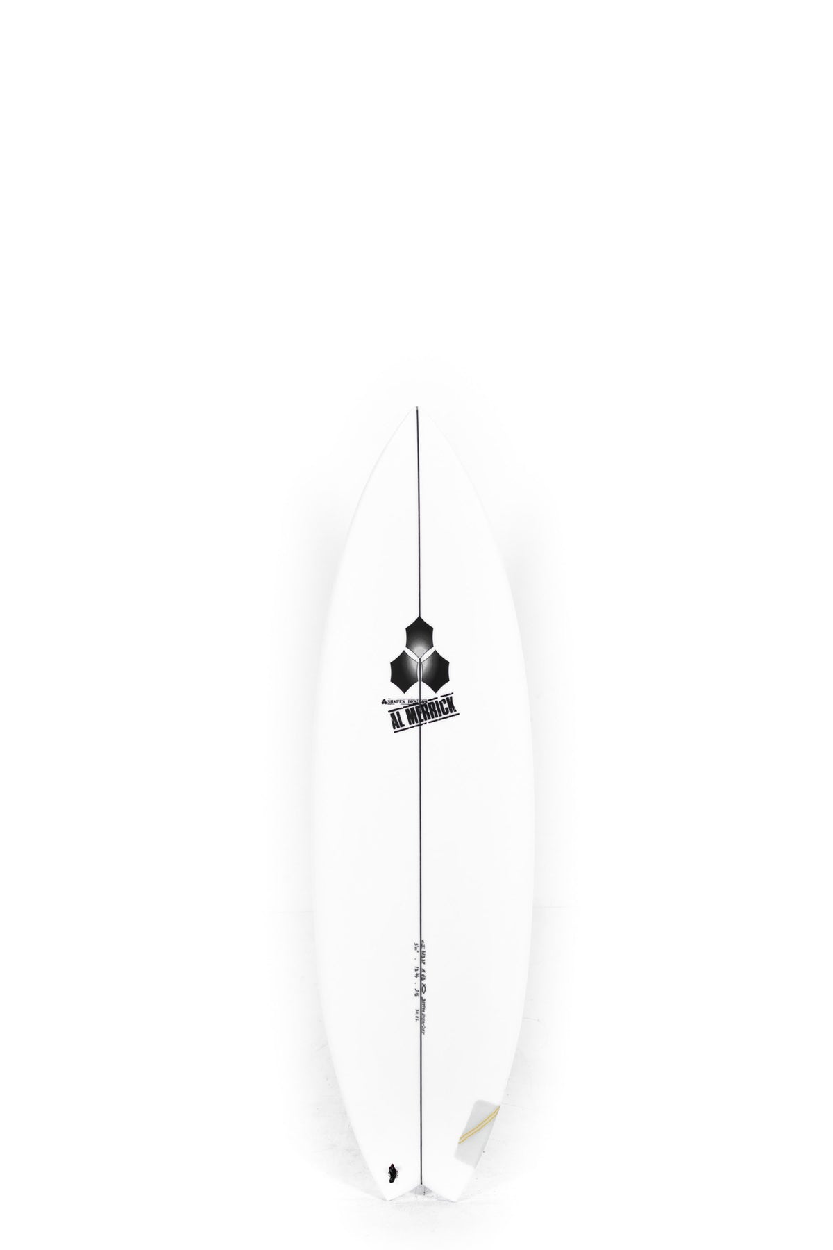 White Channel Islands Surfboard Better Everyday size 5'10" on a white background by Pukas Surf Shop