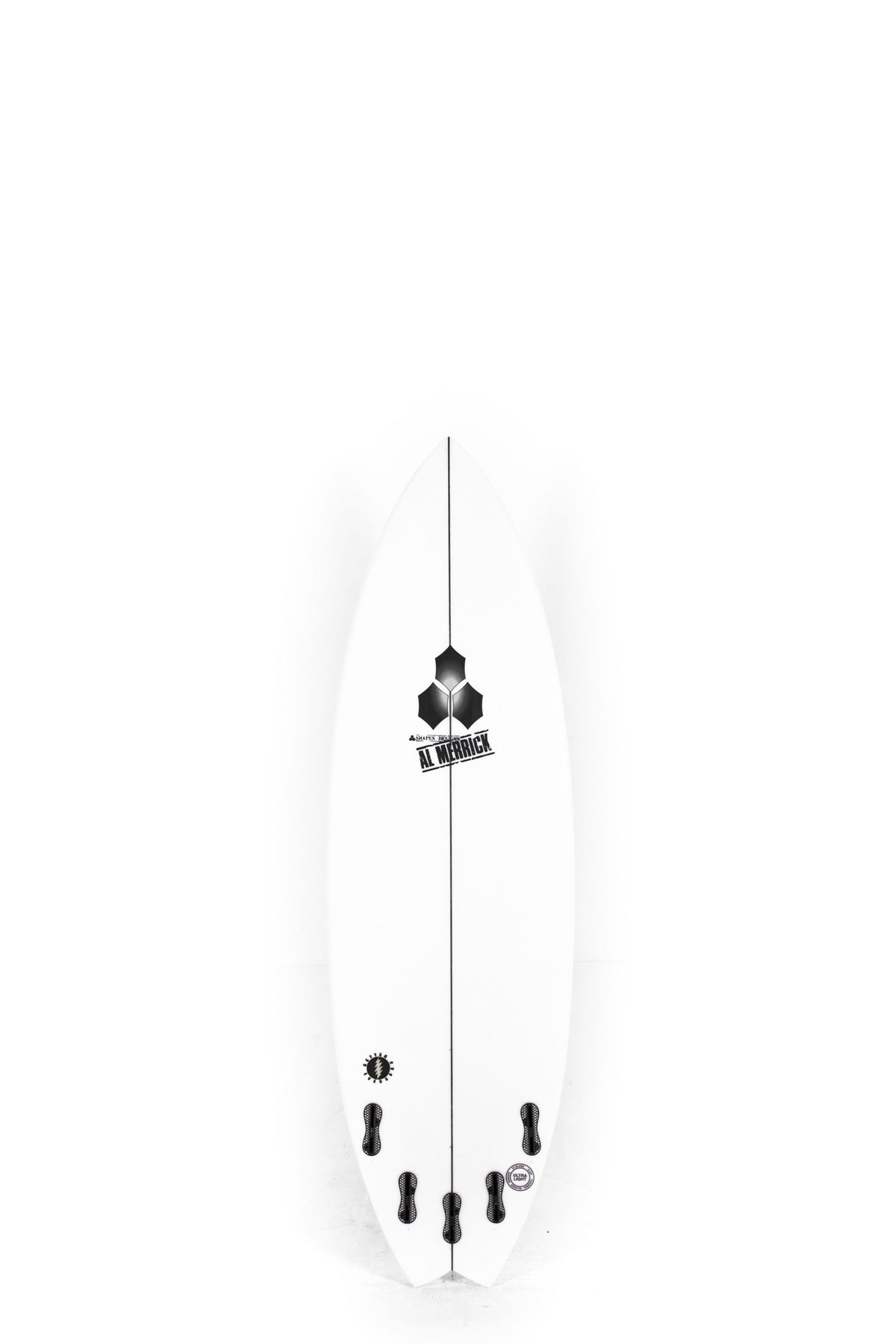White Channel Islands Surfboard Better Everyday size 5'10" on a white background by Pukas Surf Shop - 2