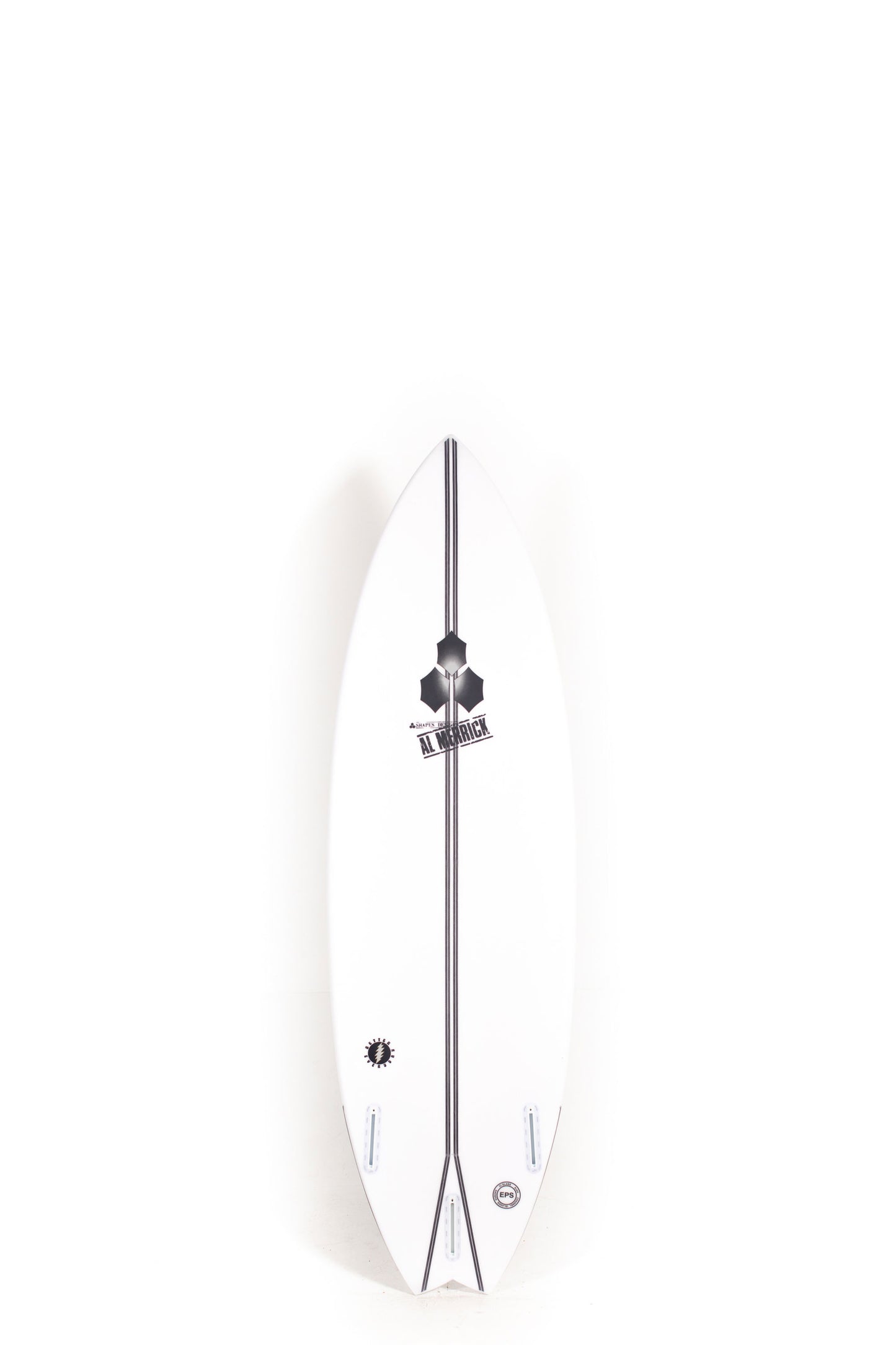 White Channel Islands Surfboard Better Everyday size 6'0" on a white background by Pukas Surf Shop - 2