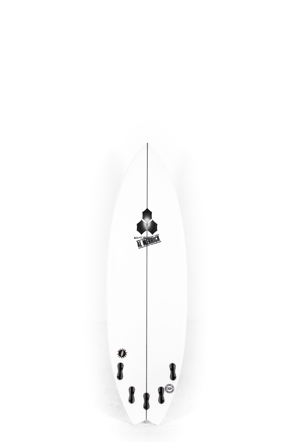 White Channel Islands Surfboard Better Everyday size 6'0" on a white background by Pukas surf shop - 2
