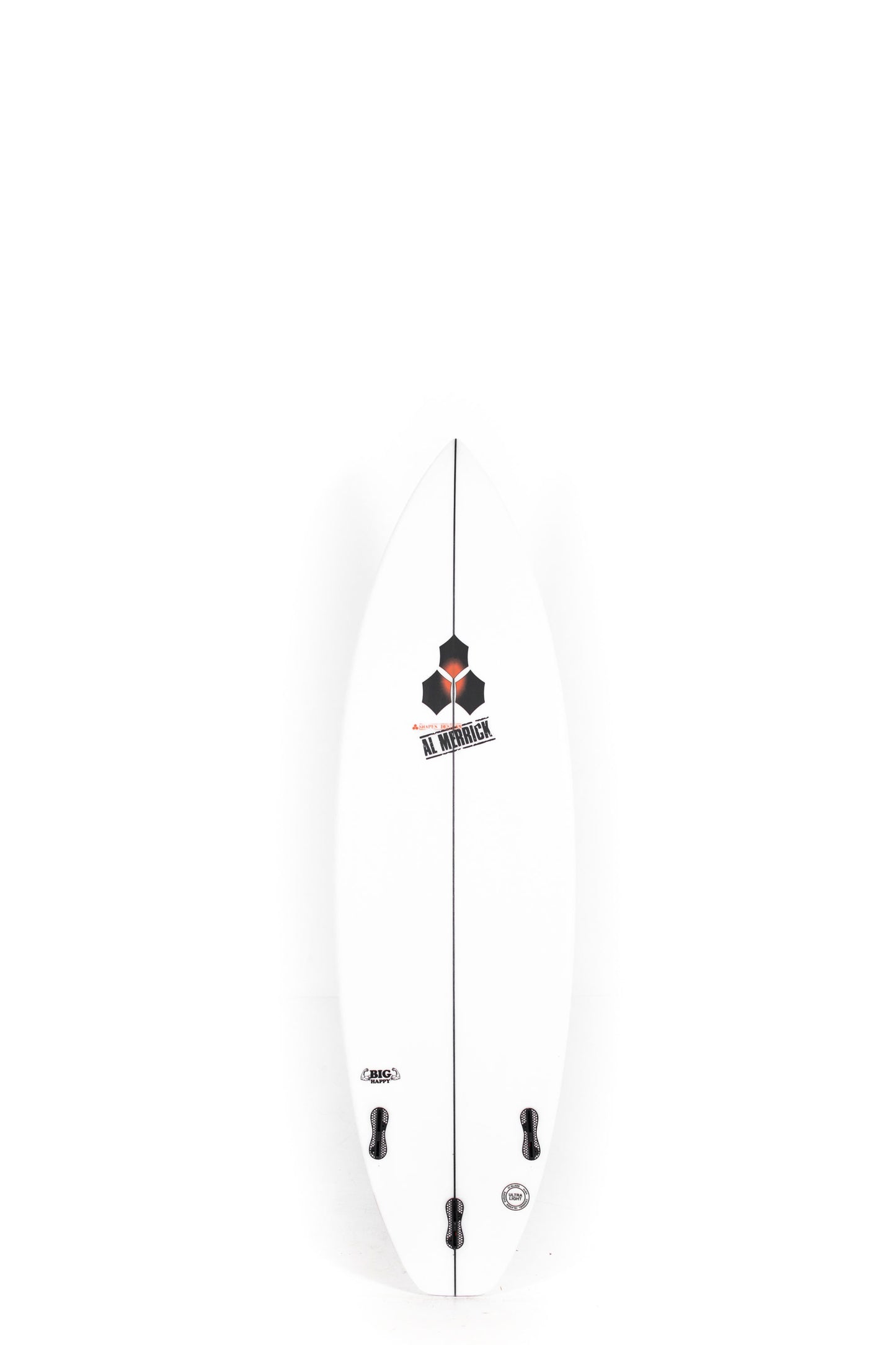 White Channel Islands Surfboard size 6'0" on a white background by Pukas Surf Shop - 2