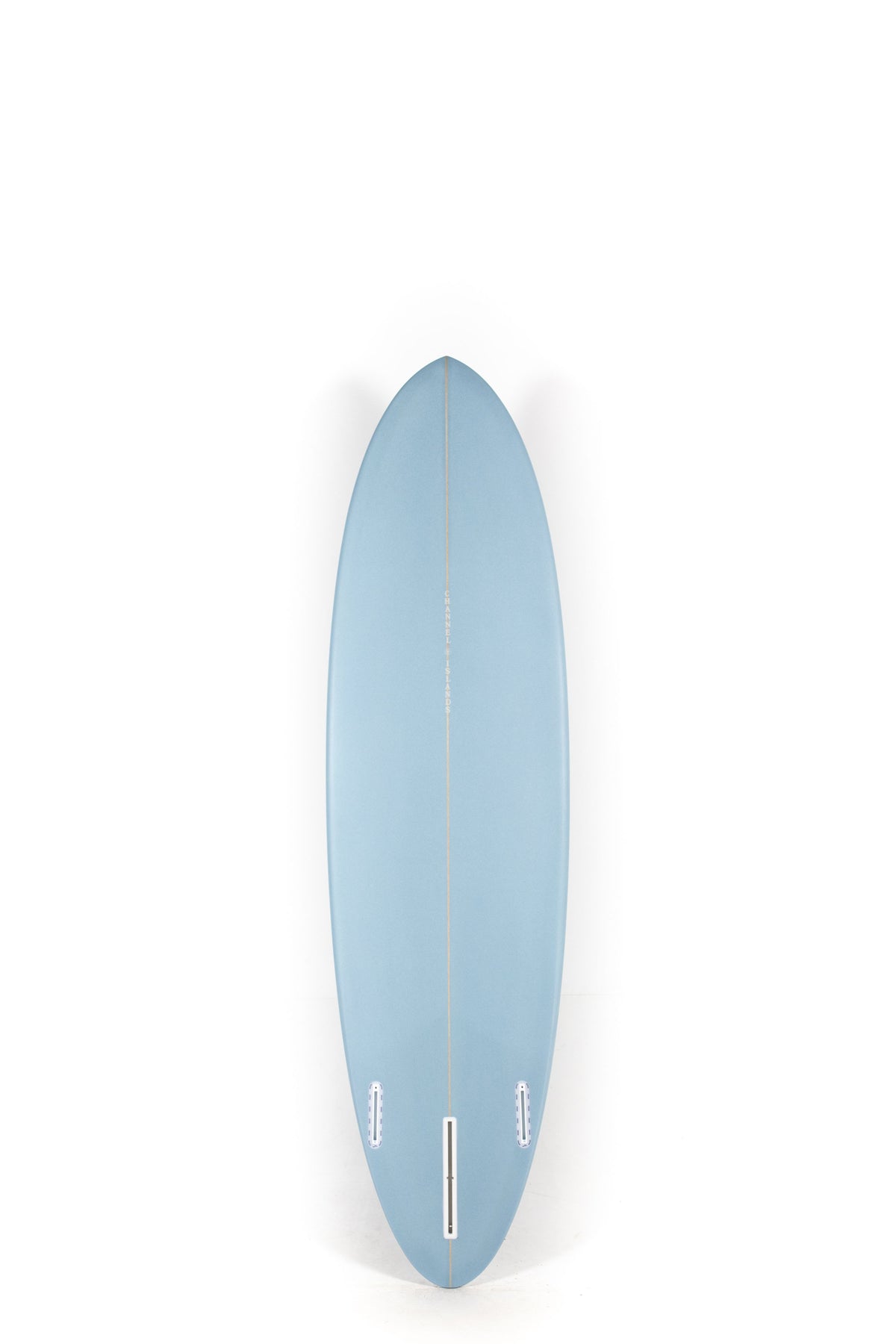Blue Channel Islands Surfboard CI MID size 6'10" on a white background by Pukas surf shop - 2