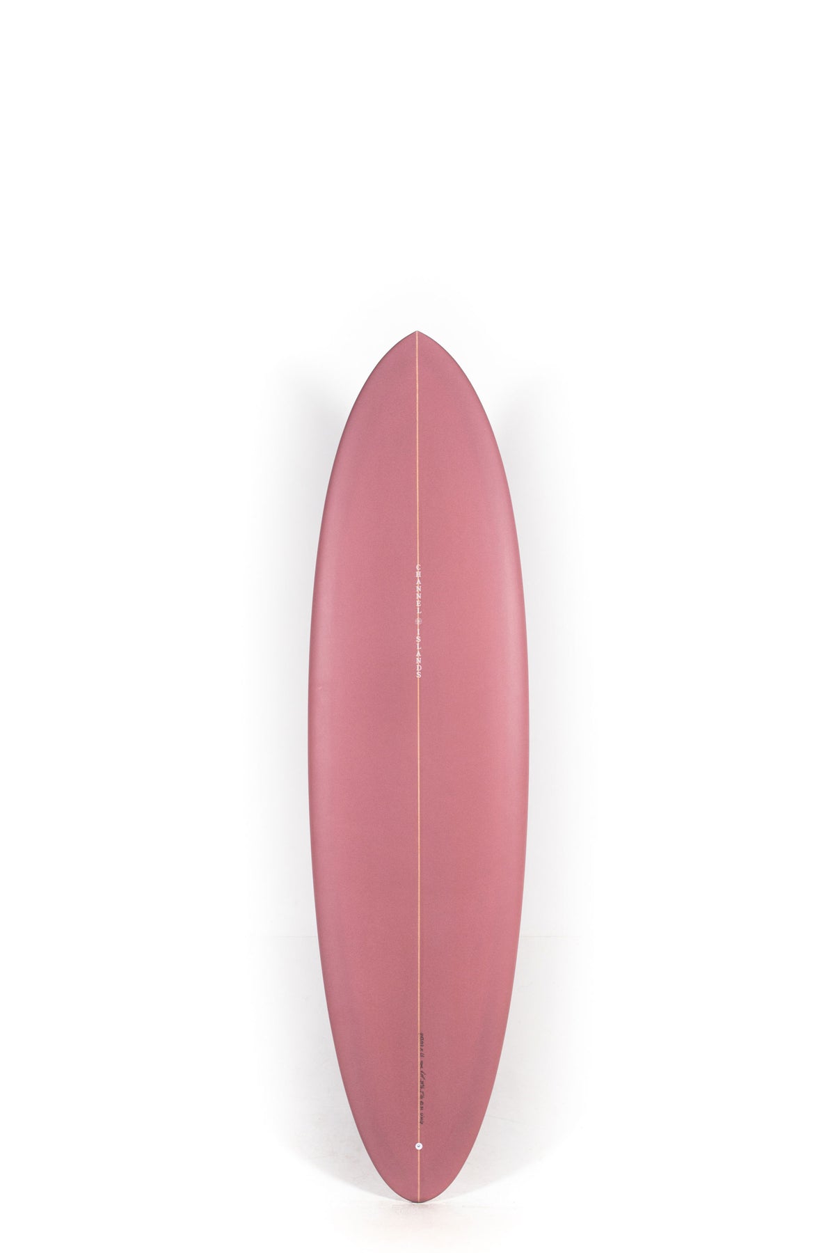 Dusty Rose Pink CI MID size 6'10" on a white background by Pukas Surf Shop