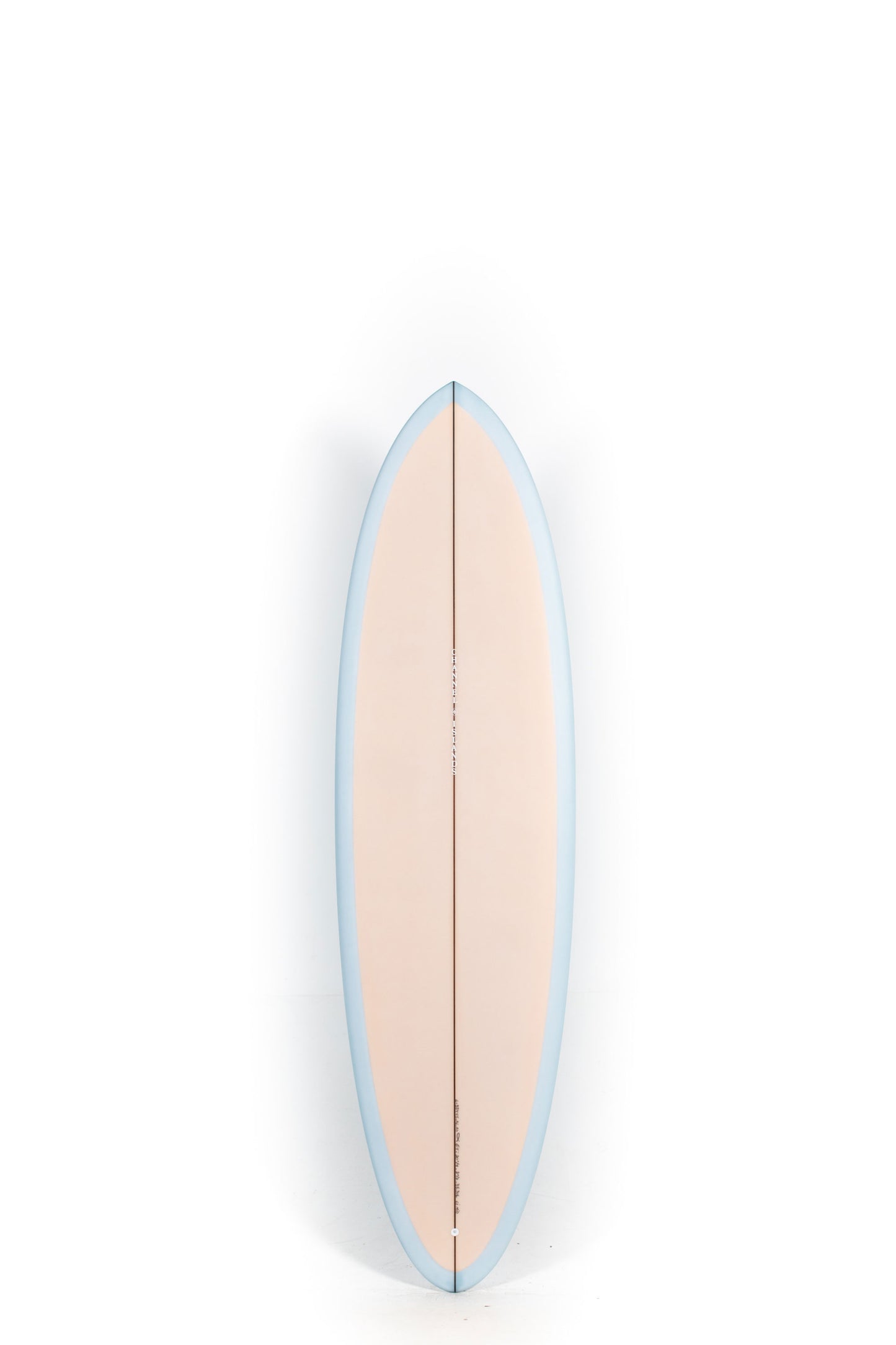 Pink and blue Channel Islands CI MID size 6'4" at Pukas Surf Shop