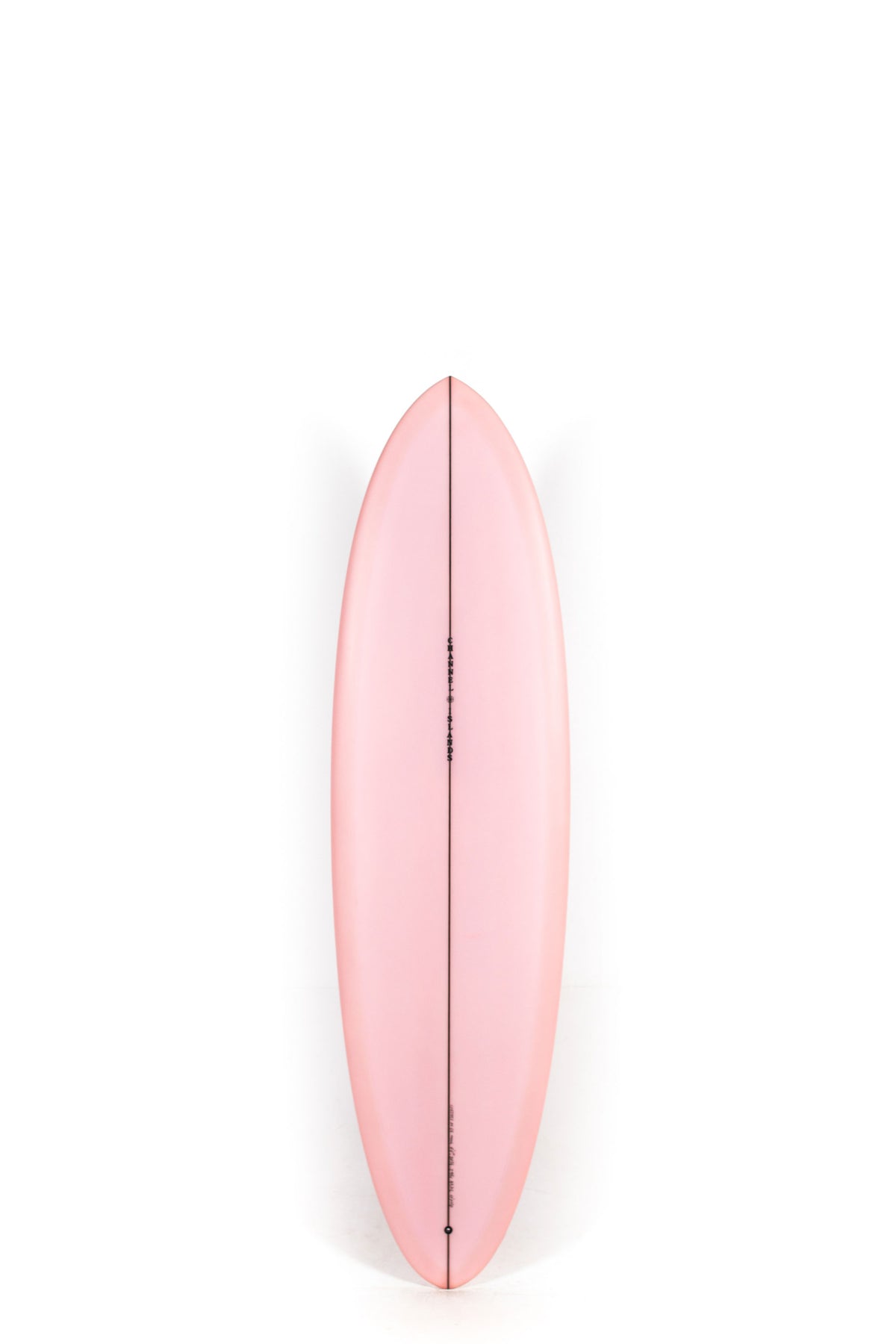 Light pink Channel Islands Surfboard CI MID size 6'6" on a white background by Pukas Surf Shop