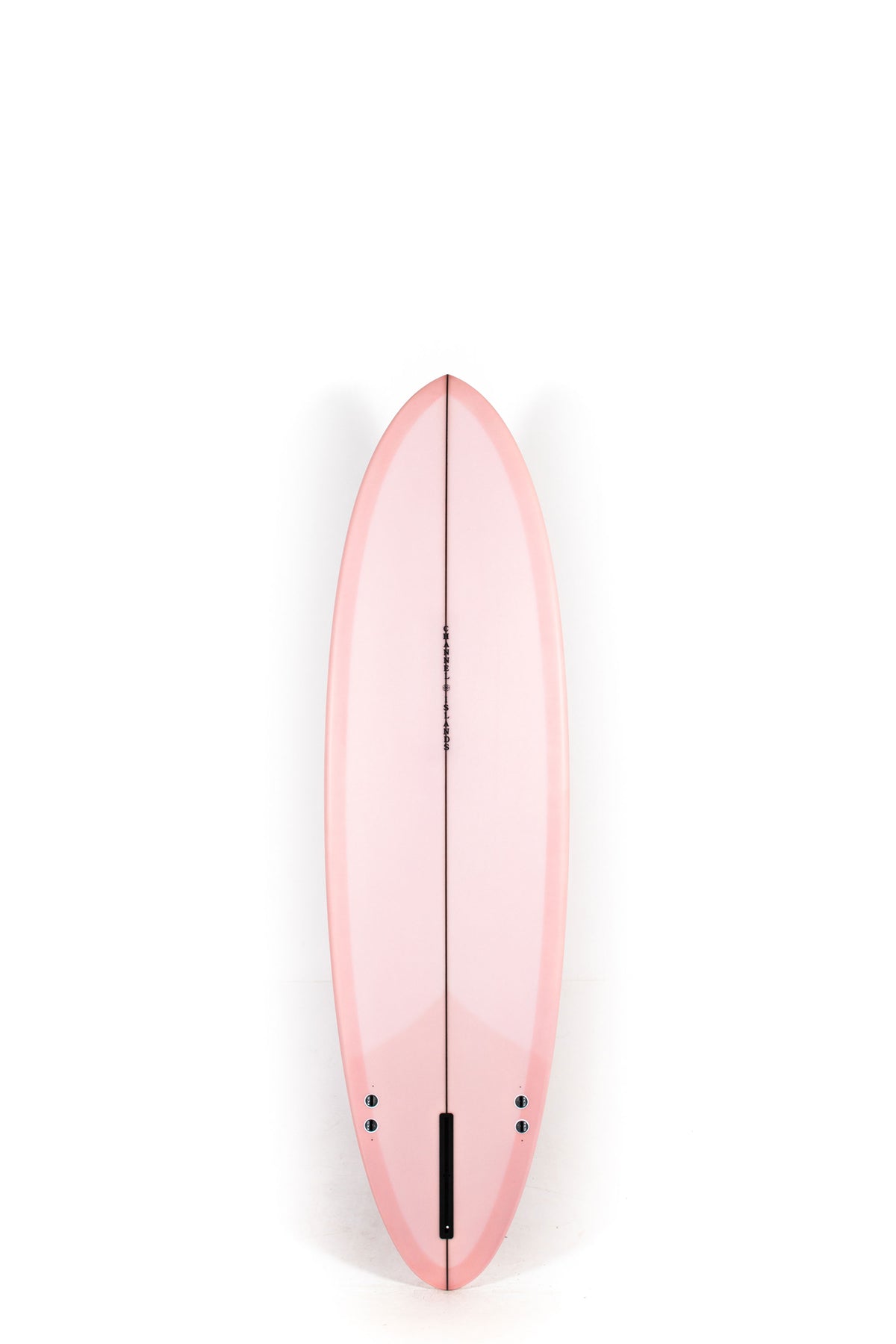 Light pink Channel Islands Surfboard CI MID size 6'6" on a white background by Pukas Surf Shop - 2