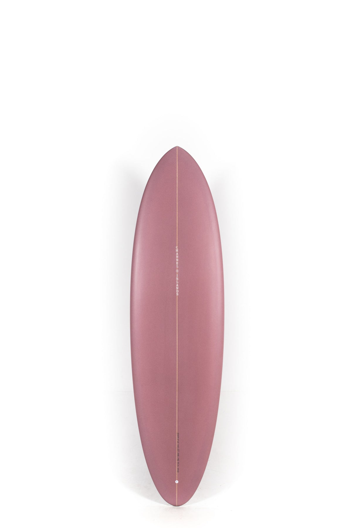 Purple Channel Islands Surfboard CI MID size 6'6" on a white background by Pukas Surf Shop
