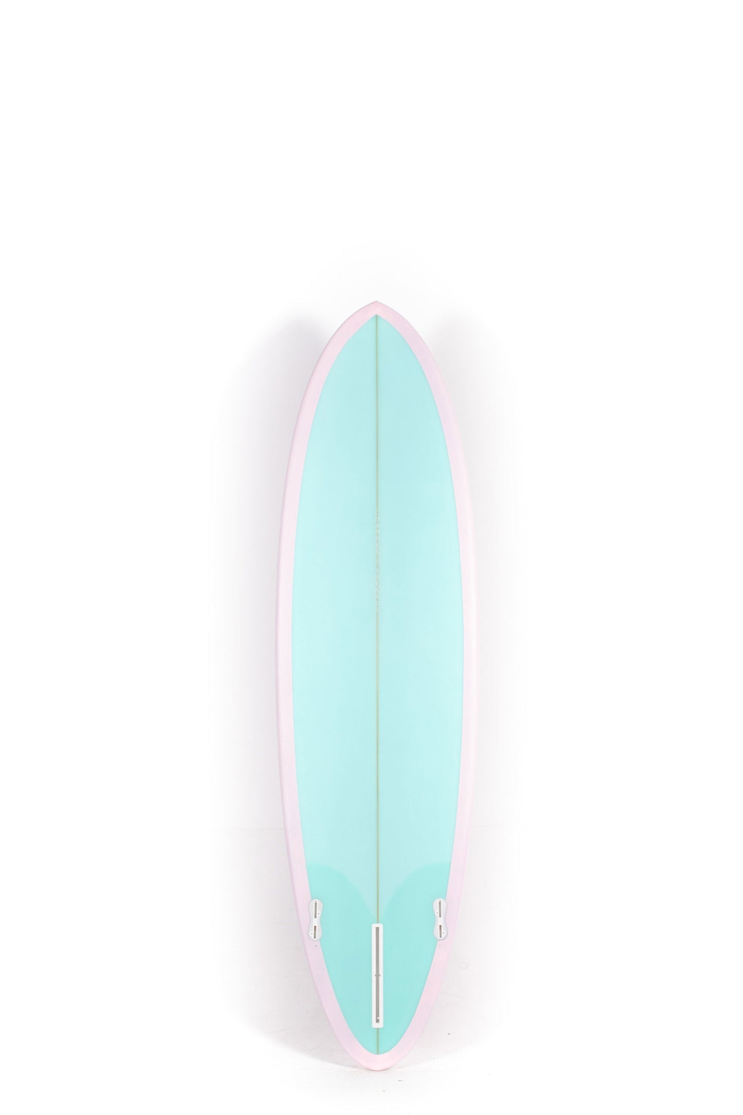 Pink and turquoise Channel Islands CI MID Surfboard size 6'8" at Pukas Surf Shop - 2