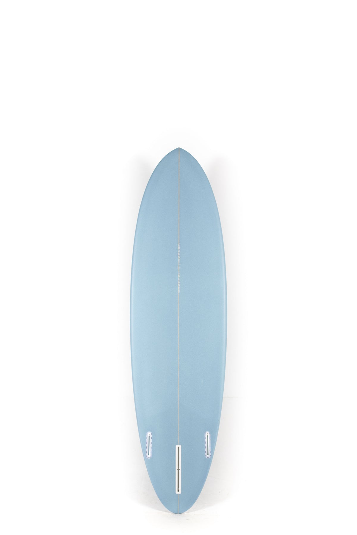Blue Channel Islands Surfboard CI MID size 6'8" on a white background by Pukas surf shop - 2