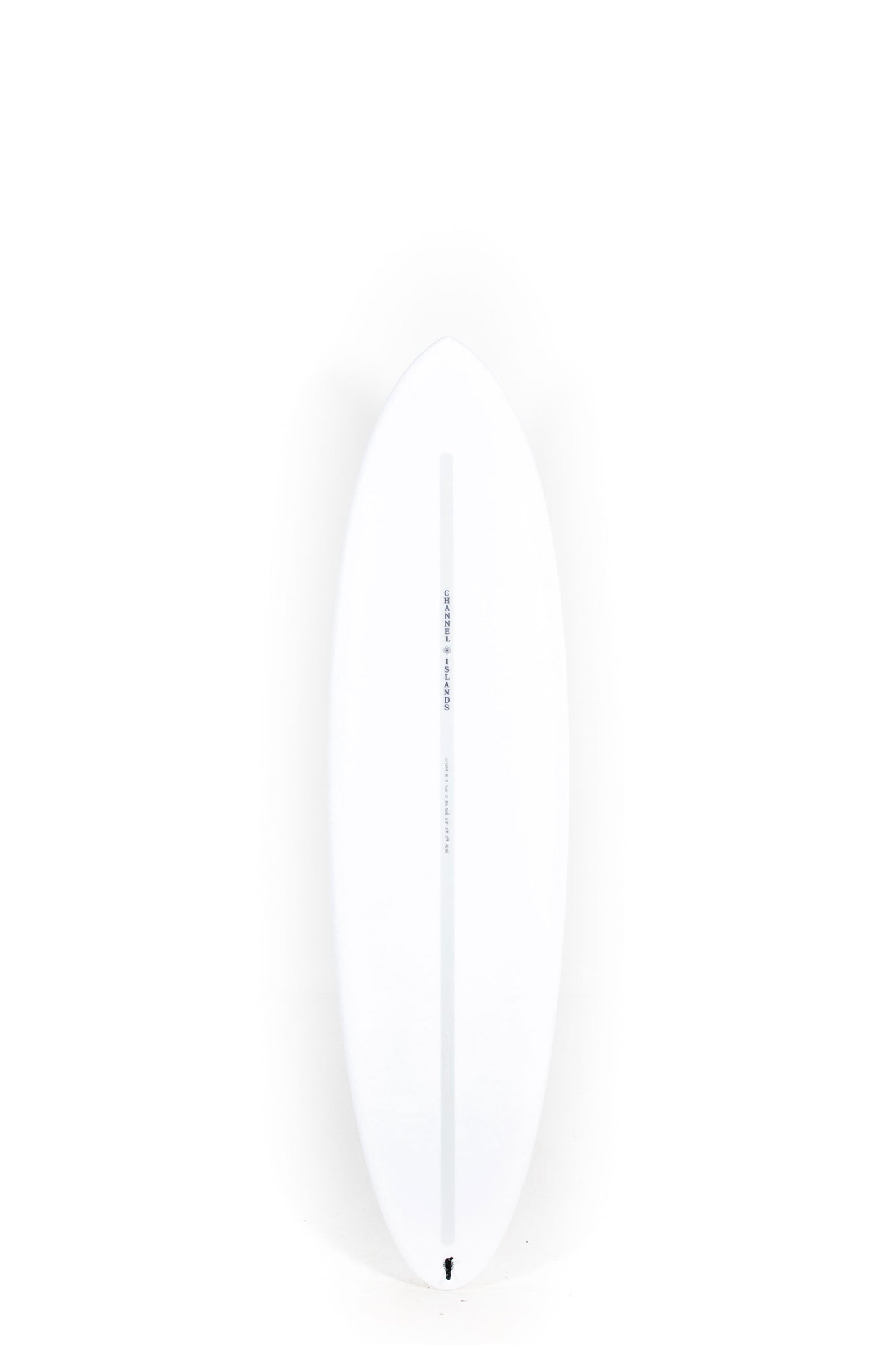 White Channel Islands Ci Mid Twin Surfboard size 6'11" in SpineTek at Pukas Surf Shop