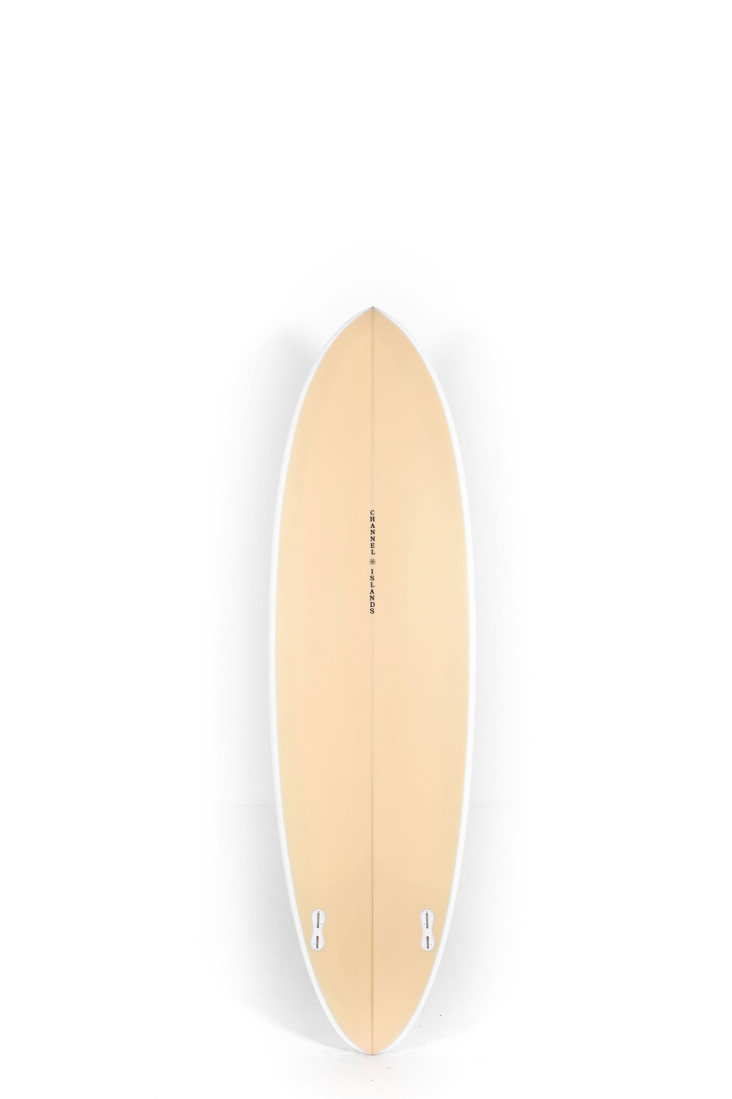 Yellow Channel Islands Surfboard Ci Mid Twin size 6'5" at Pukas Surf Shop - 2