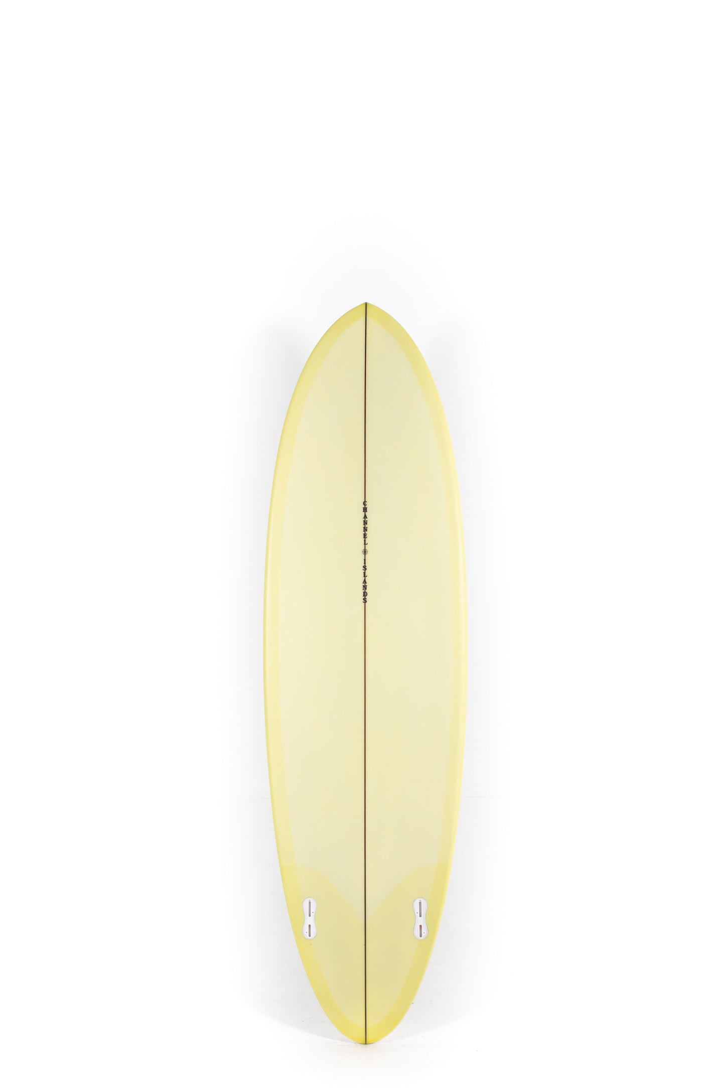 Yellow Channel Islands Surfboard CI MID TWIN size 6'5" at Pukas Surf Shop - 2