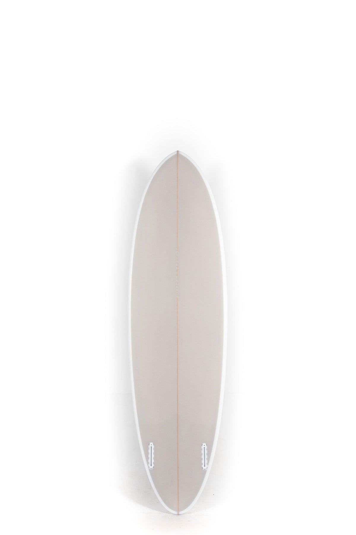 Beige Channel Islands Surfboard Ci Mid Twin size 6'5" on a white background by Pukas Surf Shop - 2