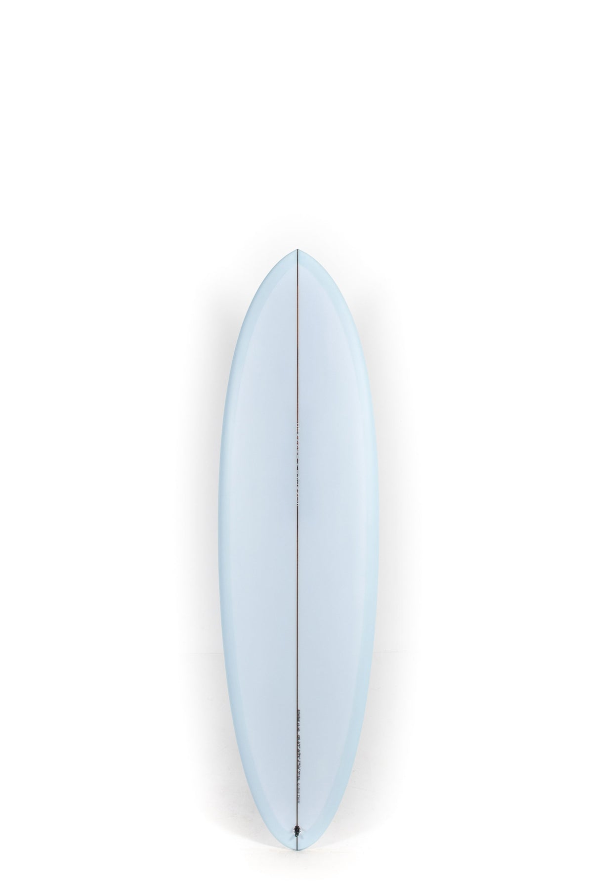 Blue Channel Islands CI MID TWIN size 6'5" on a white background by Pukas Surf Shop