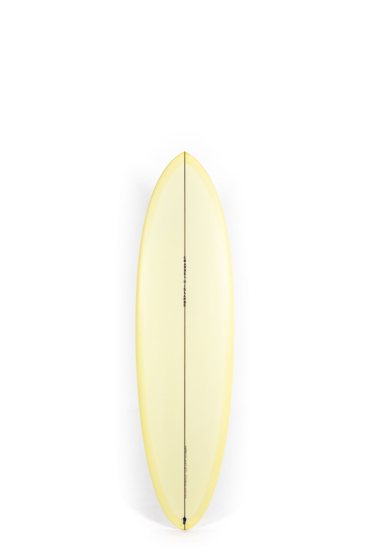 Yellow Channel Islands Ci Mid Twin size 6'7" at Pukas Surf Shop