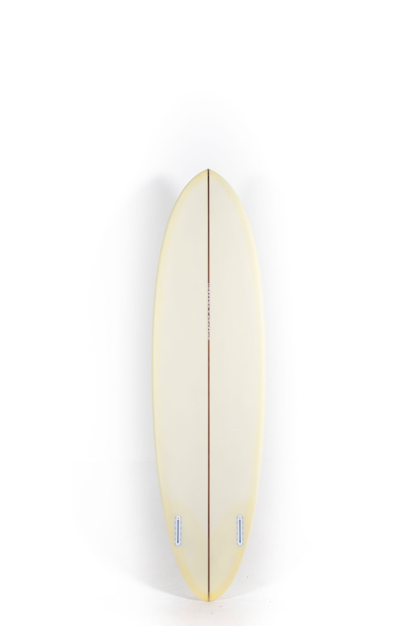 Light Yellow Channel Islands CI MID TWIN Surfboard size 6'9" at Pukas Surf Shop - 2
