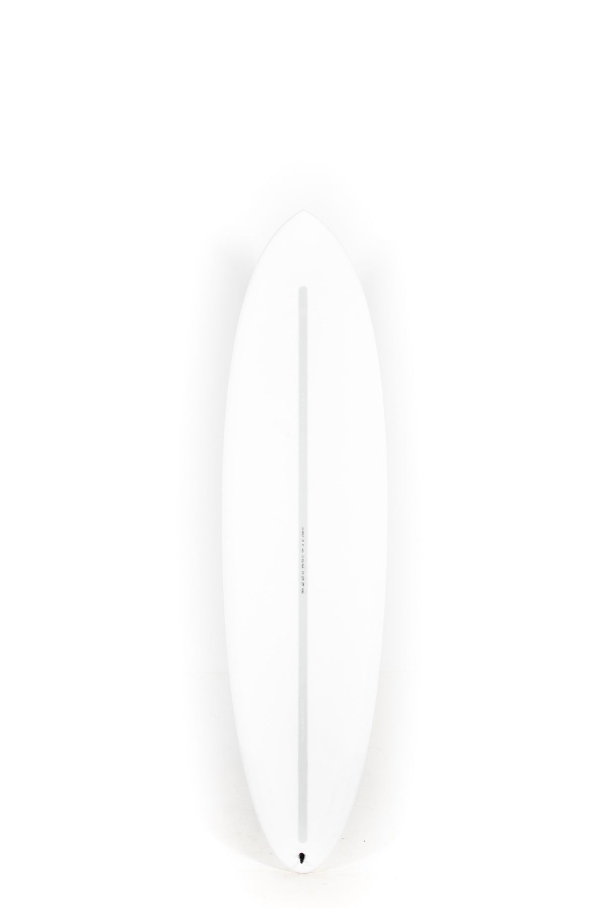 White Channel Islands Surfboard CI MID TWIN size 7'1" on a white background by Pukas Surf Shop