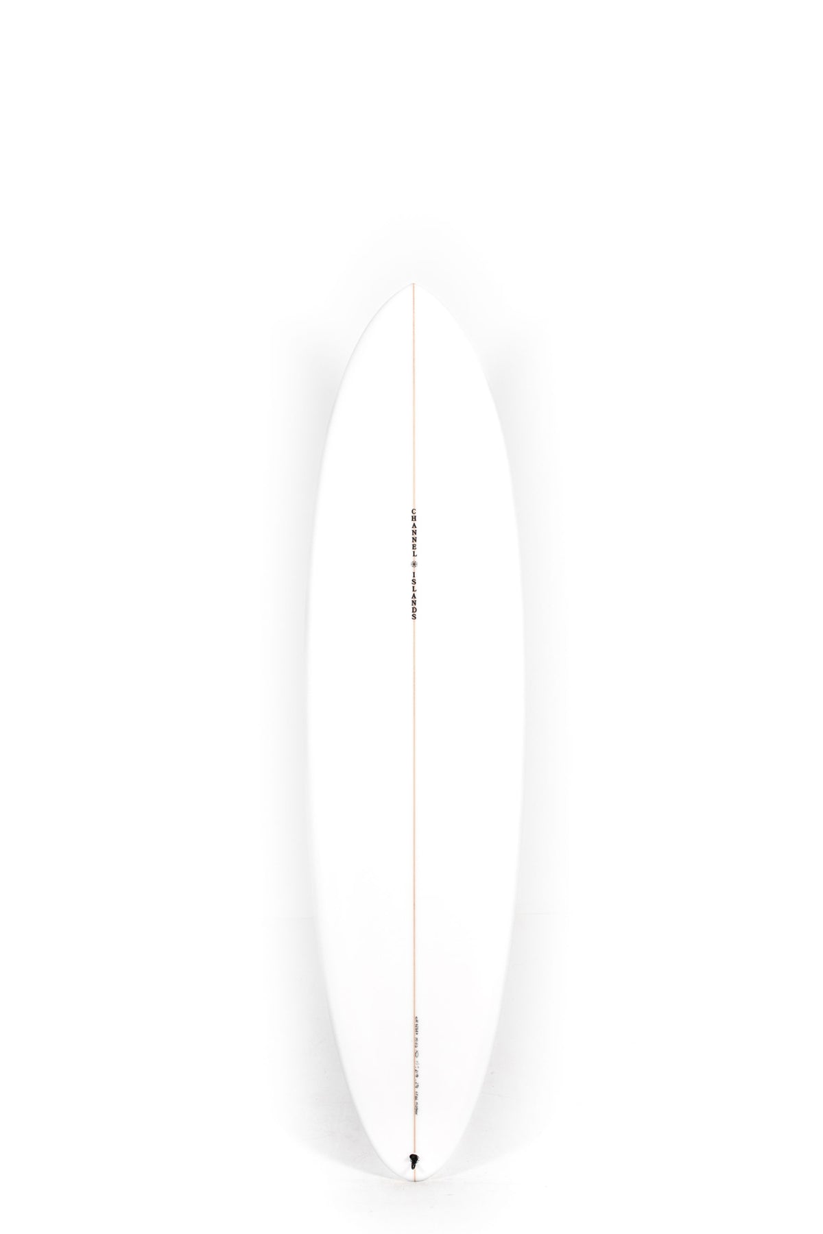 White Channel Islands Surfboard CI MID TWIN size 7'1" on a white background by Pukas Surf Shop