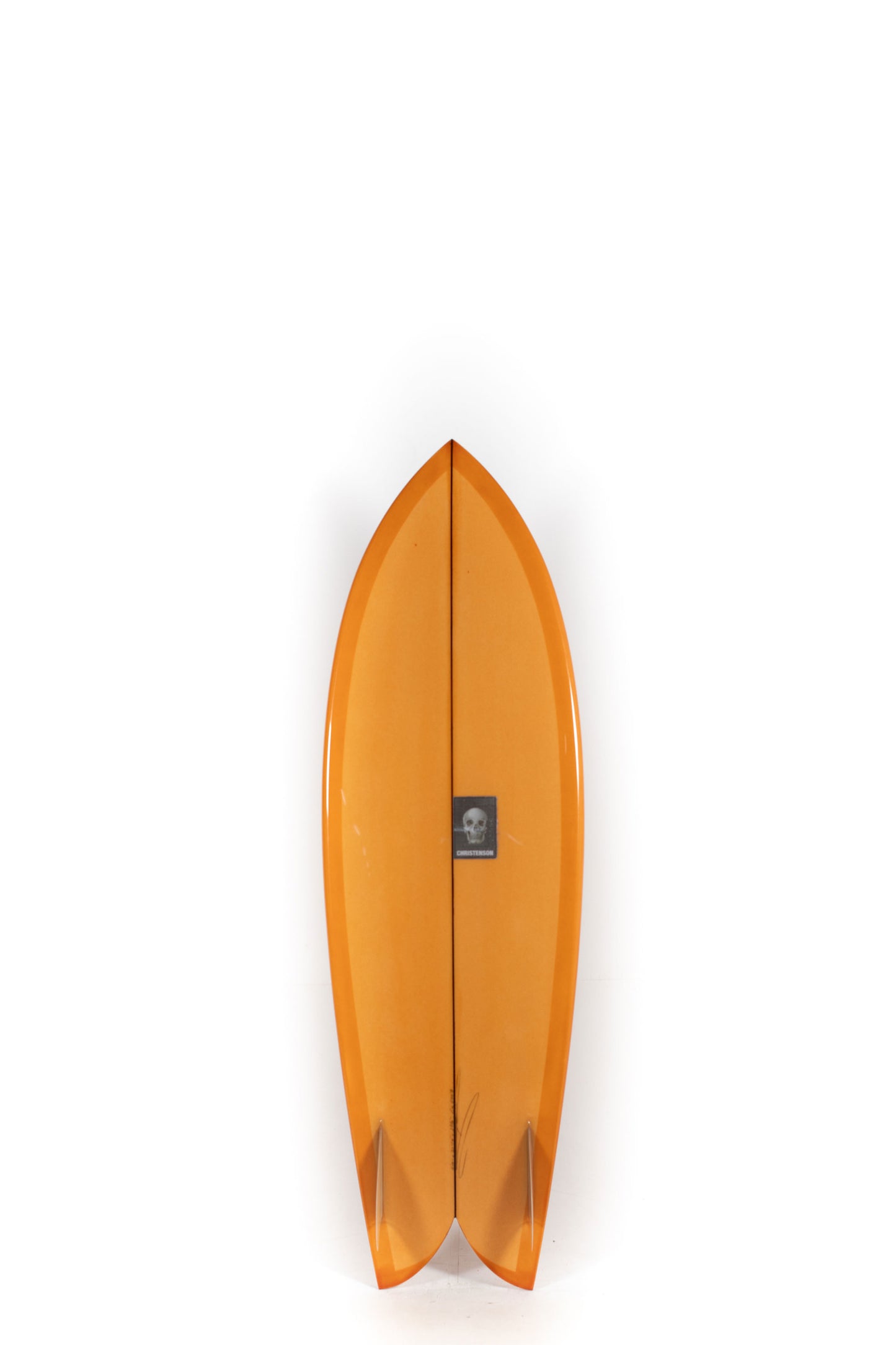 Orange Christenson Surfboards Fish size 5'10" at Pukas Surf Shop - 2