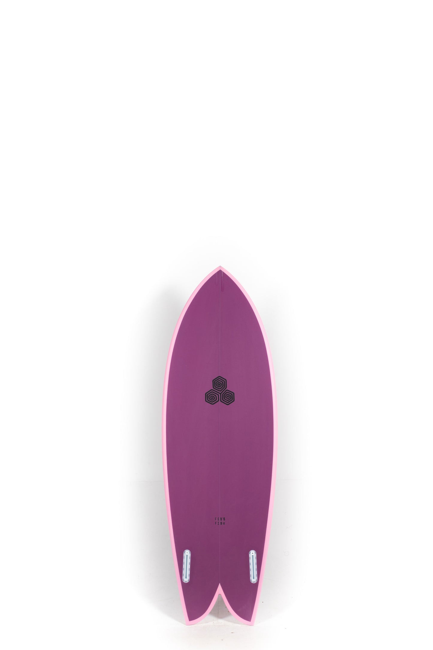 Pink and Purple Channel Islands Surfboard Feb's Fish size 5'3" at Pukas Surf Shop - 2