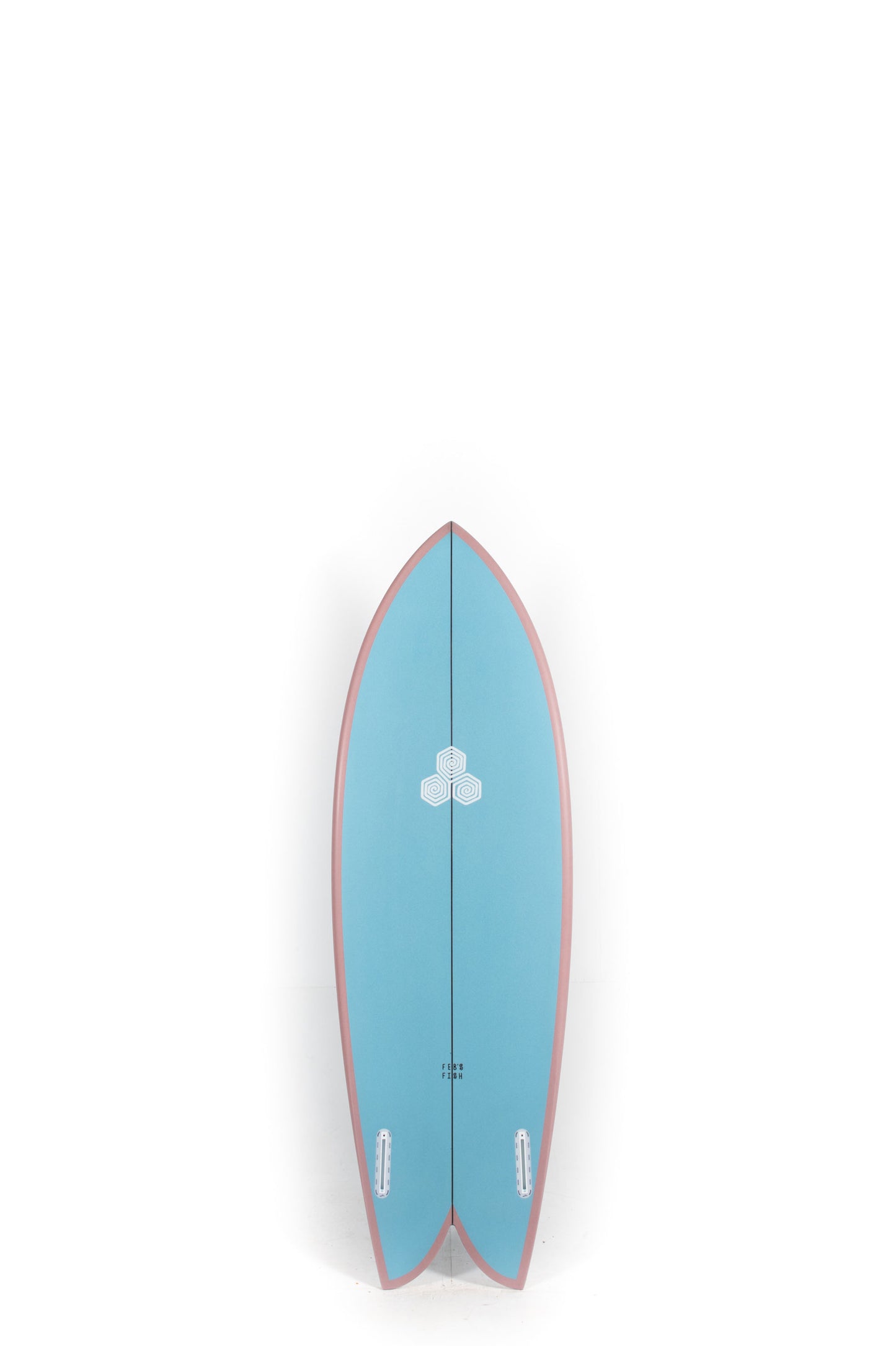 Blue and purple Channel Islands Surfboard Feb's Fish at Pukas Surf Shop - 2