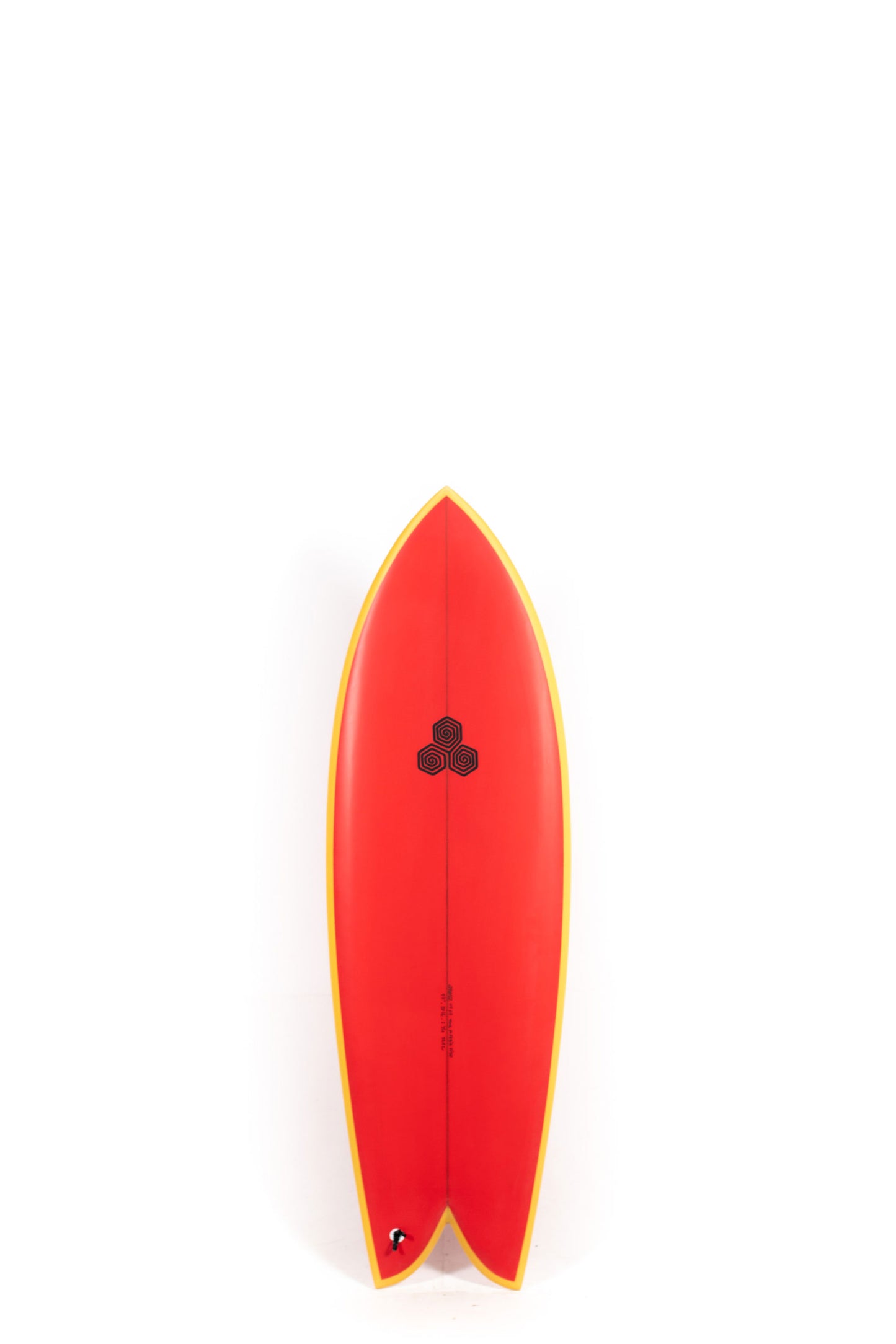 Red and Yellow Channel Islands Feb's Fish Surfboards size 5'7" at Pukas Surf Shop