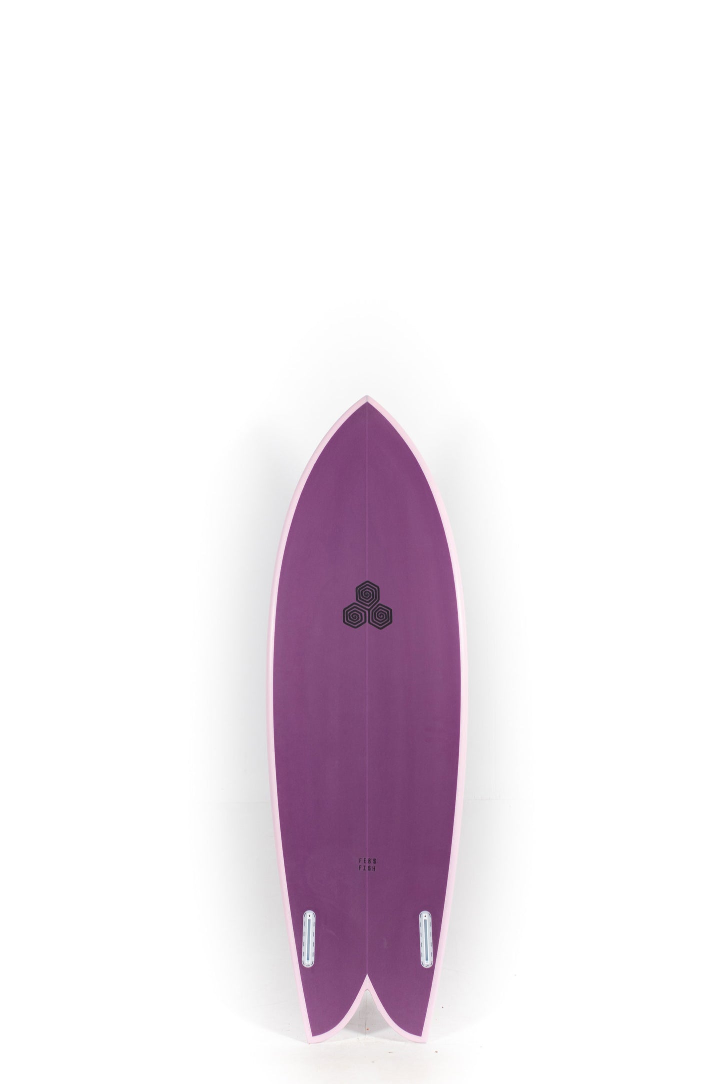 Purple and pink Channel Islands Surfboard Feb's Fish size 5'7" at Pukas Surf Shop - 2