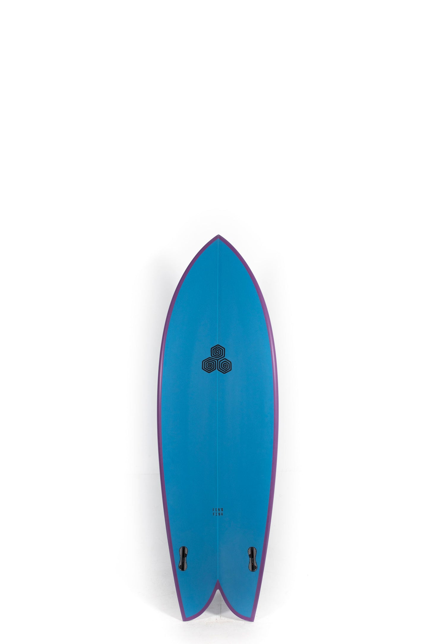 Blue Channel Islands Surfboard Feb's Fish size 5'7" on a white background by Pukas Surf Shop - 2
