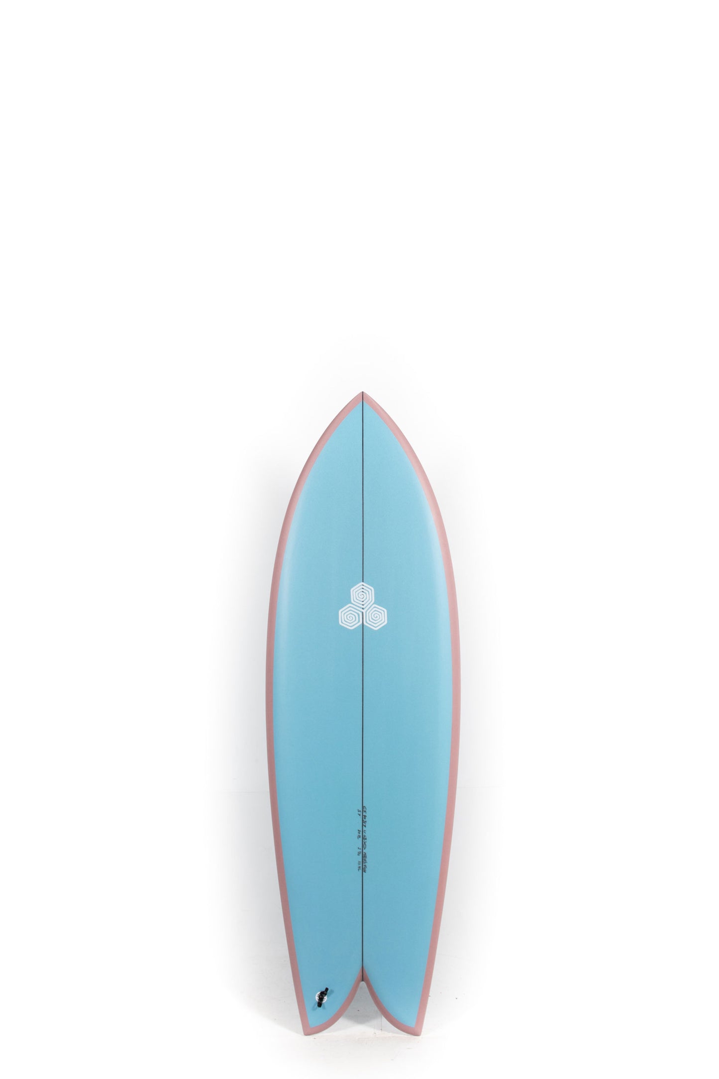 Blue and Purple Channel Islands Surfboard Feb's Fish size 5'7" at Pukas Surf Shop