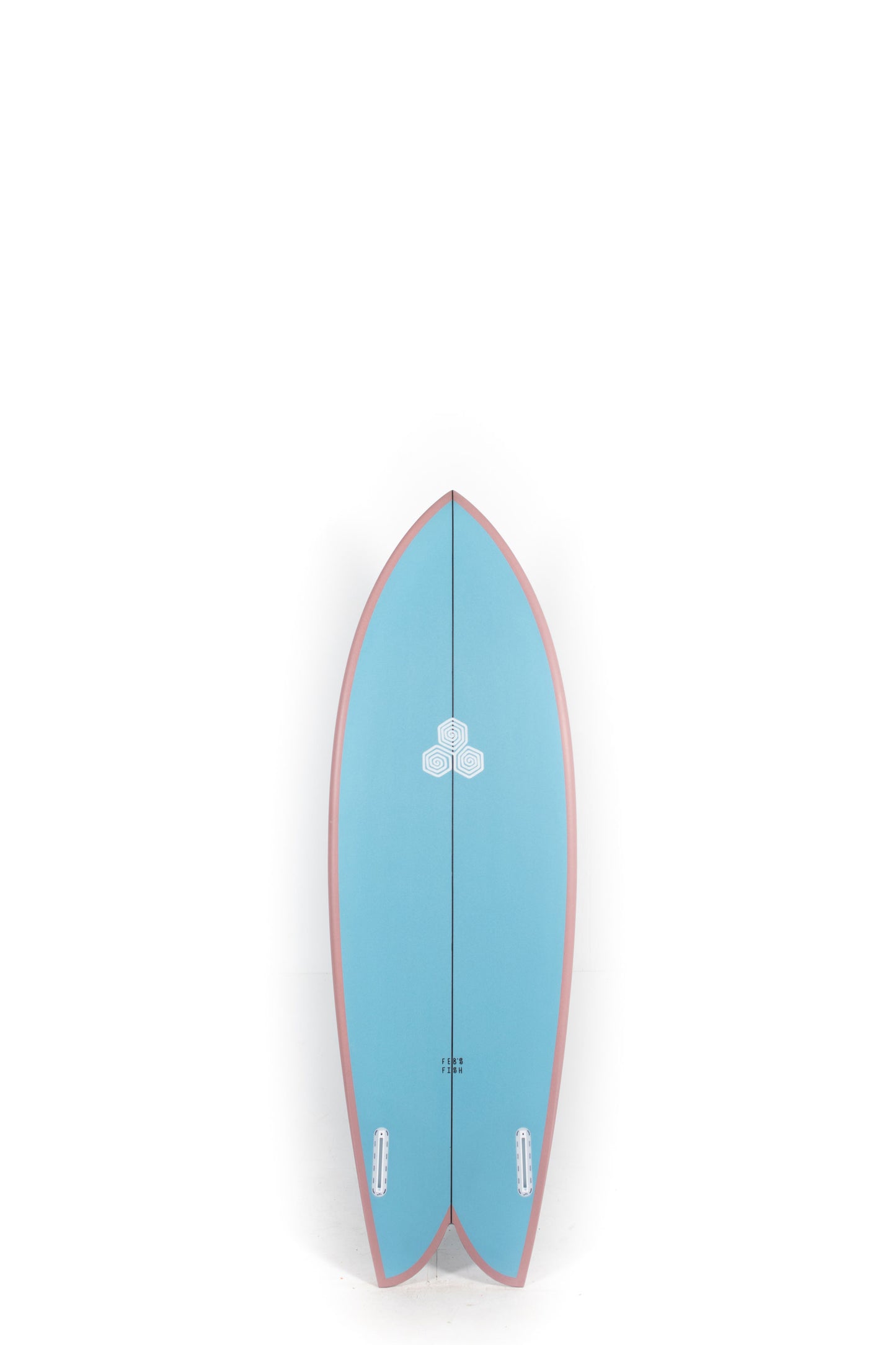 Blue and Purple Channel Islands Surfboard Feb's Fish size 5'7" at Pukas Surf Shop - 2