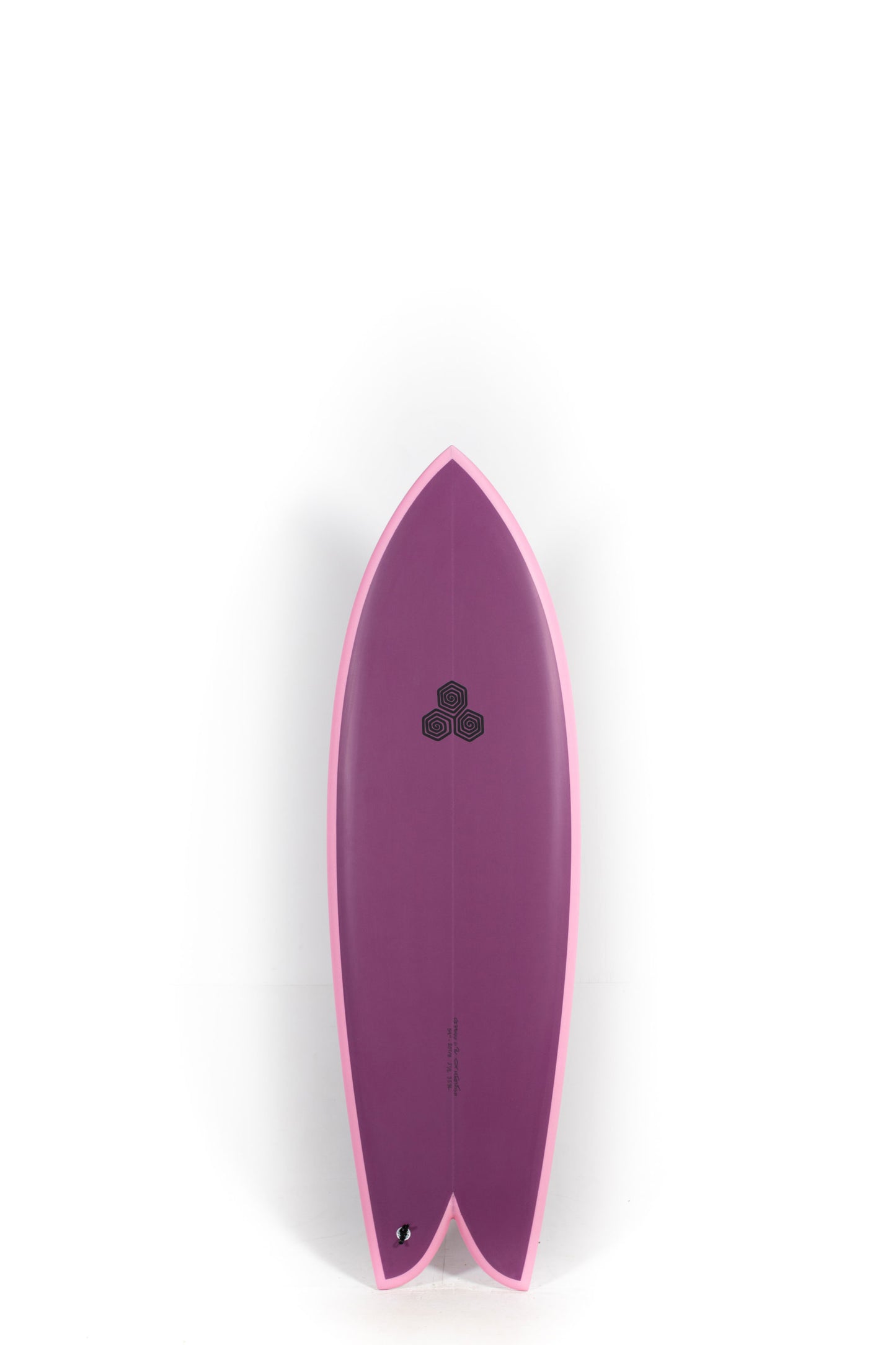 Purple and Pink Channel Islands Surfboard Feb's Fish at Pukas Surf Shop