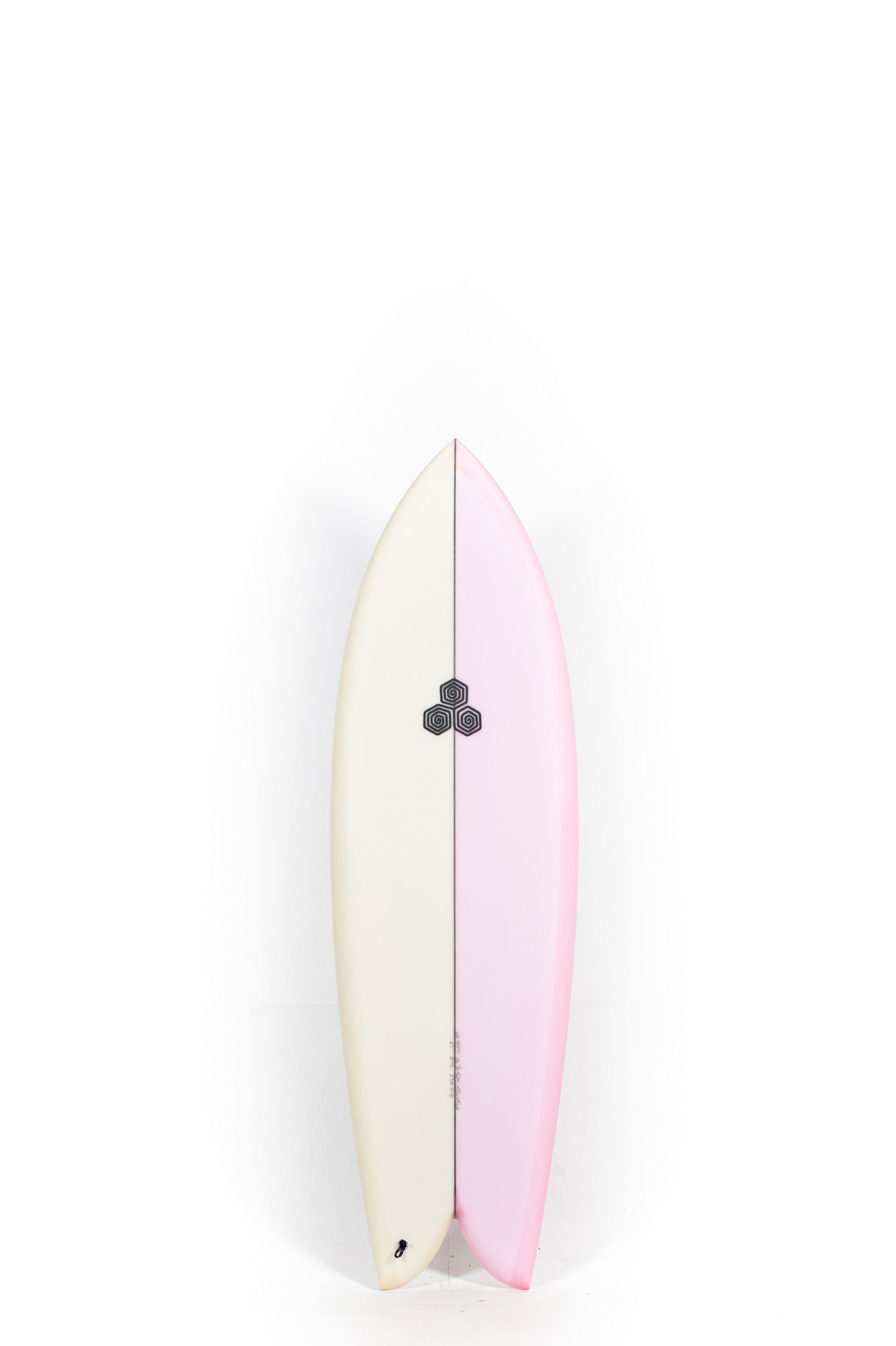 Pink and Beige Channel Islands Feb's Fish Surfboard size 6'1" at Pukas Surf Shop