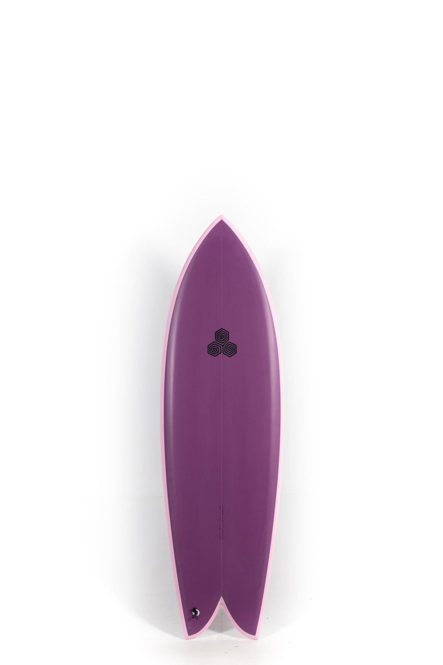 Purple and pink Channel Islands Feb's Fish Surfboard size 6'1" at Pukas Surf Shop