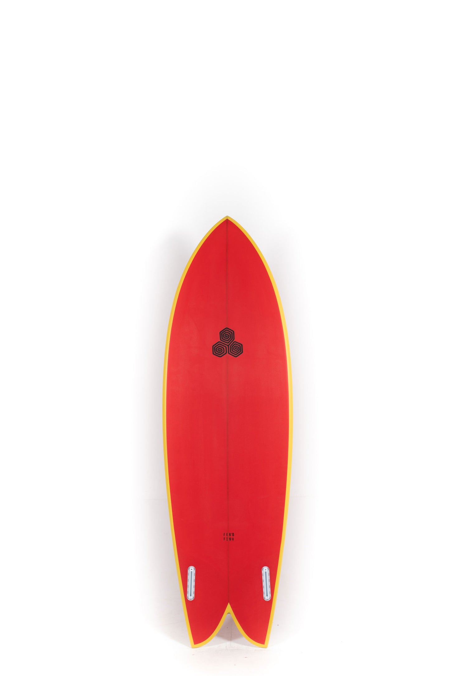 Red Channel Islands Surfboards Feb's fish size 6'1" on a white background by Pukas Surf Shop - 2