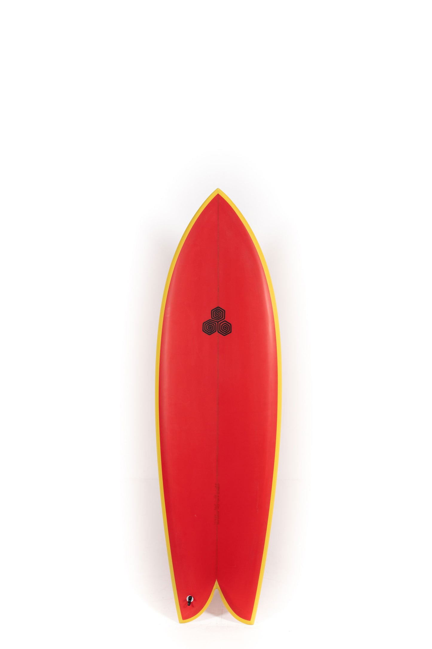 Red and yellow Channel Islands Surfboards Febs Fish size 6'3" at Pukas Surf Shop