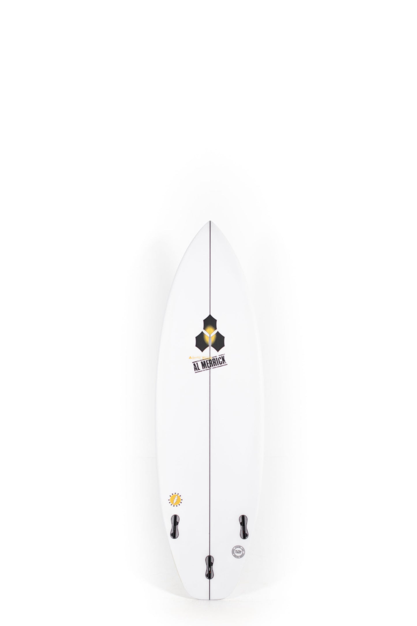 White Channel Islands Surfboard Happy Everyday size 5'8" at Pukas Surf Shop - 2